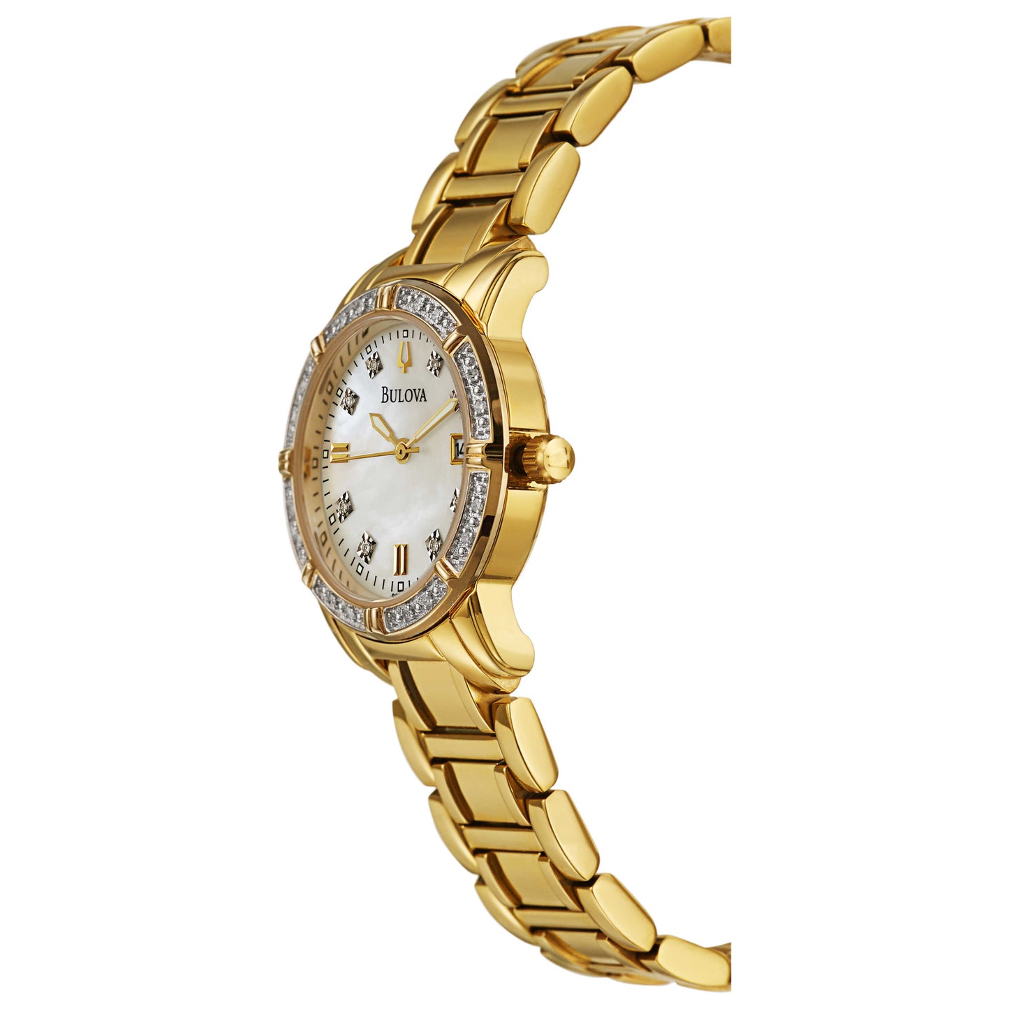Bulova Diamonds Women's Japanese Quartz (Battery-Powered) Watch 98R165 - Image #4