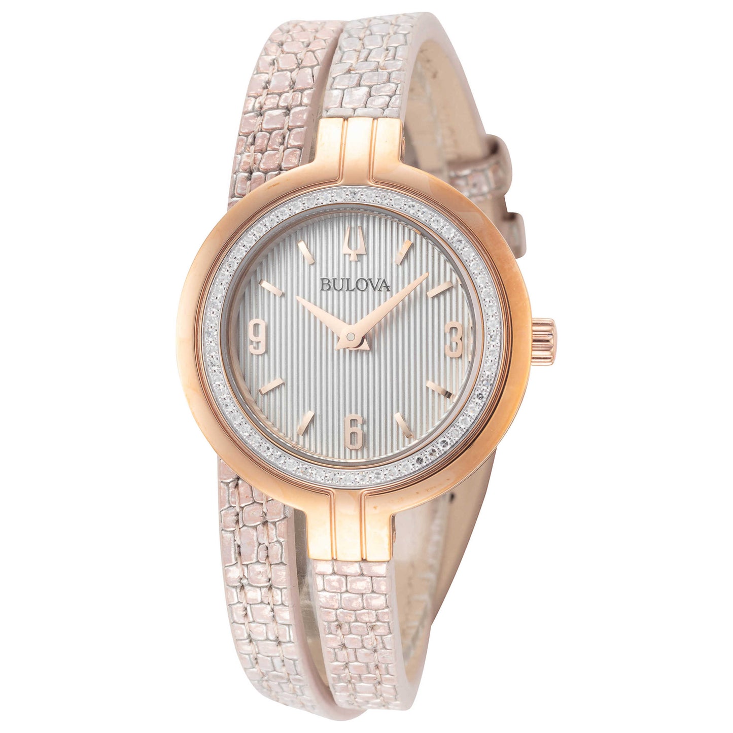 Front view of Bulova Rhapsody Women's Quartz Watch 98R279