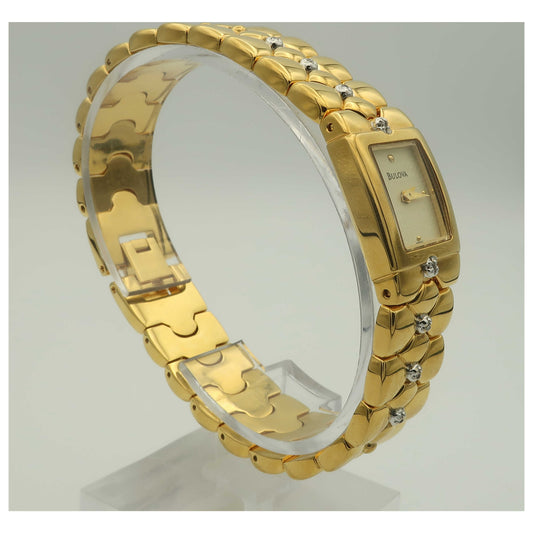 Bulova Diamonds Women's Quartz Watch 98R62-PO - Image #3