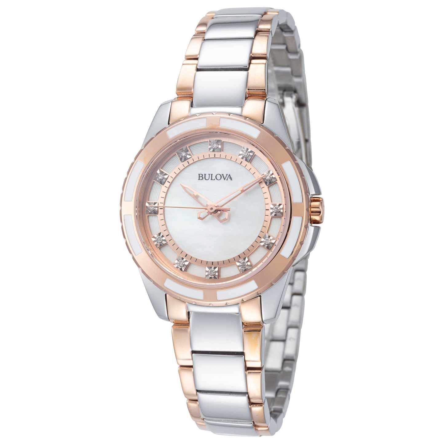 Front view of Bulova Classic Women's Quartz Watch 98S134