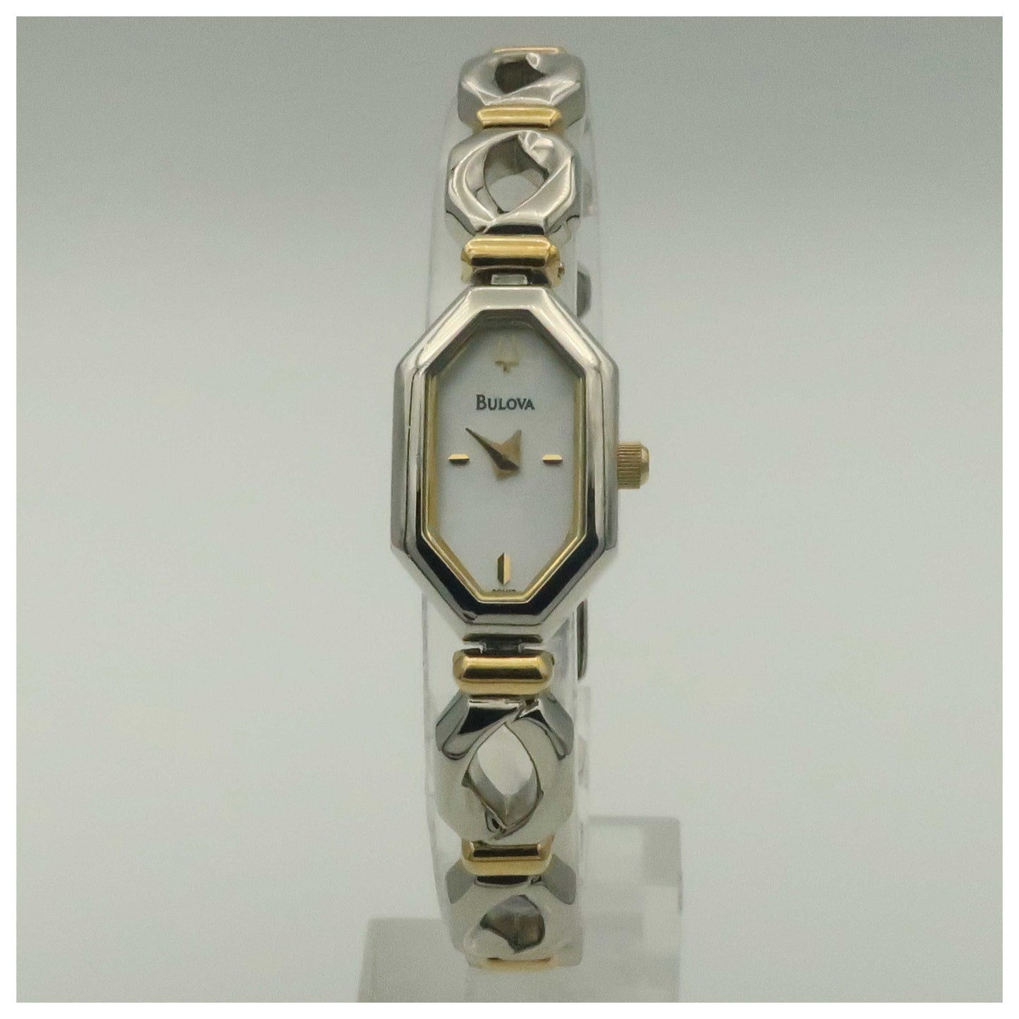 Front view of Bulova Dress Women's Quartz Watch 98V12-PO