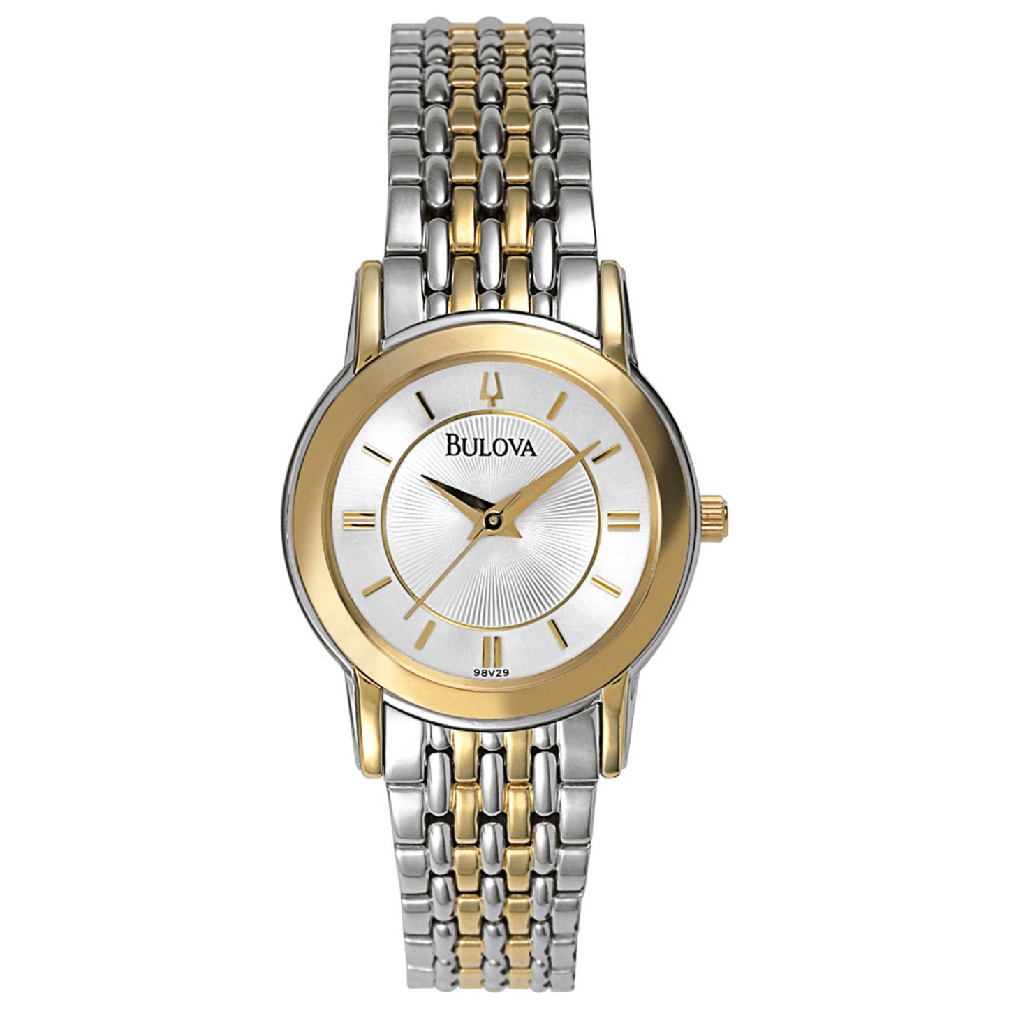 Front view of Bulova Dress Women's Japanese Quartz (Battery-Powered) Watch 98V29