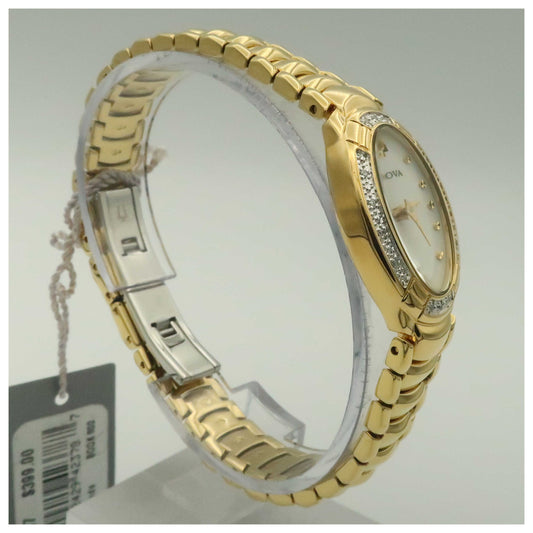 Bulova Diamonds Women's Quartz Watch 98W07-PO - Image #3