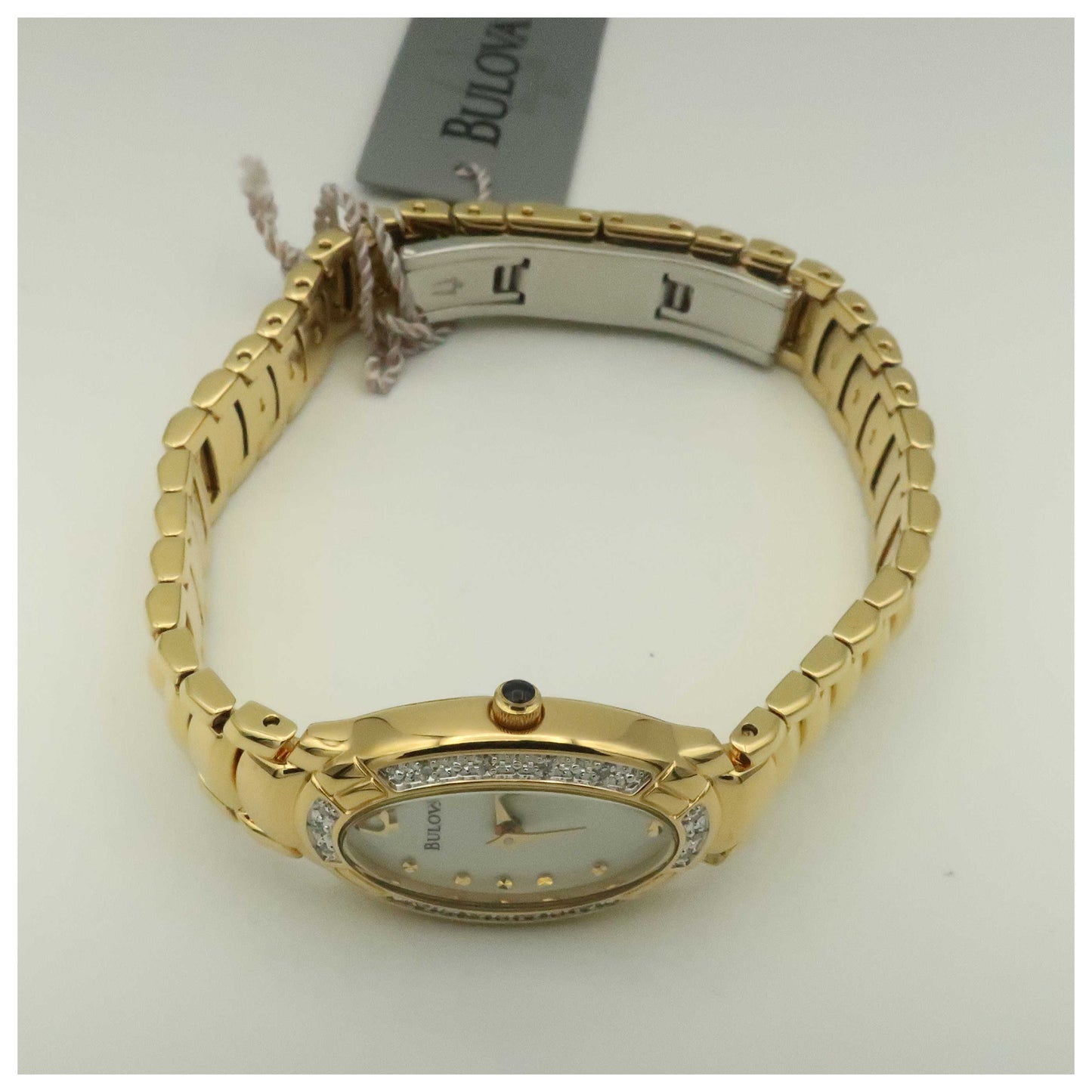 Bulova Diamonds Women's Quartz Watch 98W07-PO - Image #8
