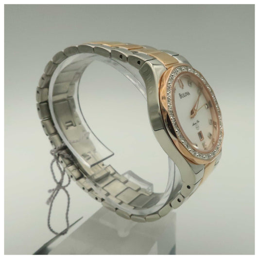 Bulova Diamonds Women's Quartz Watch 98W11-PO - Image #3