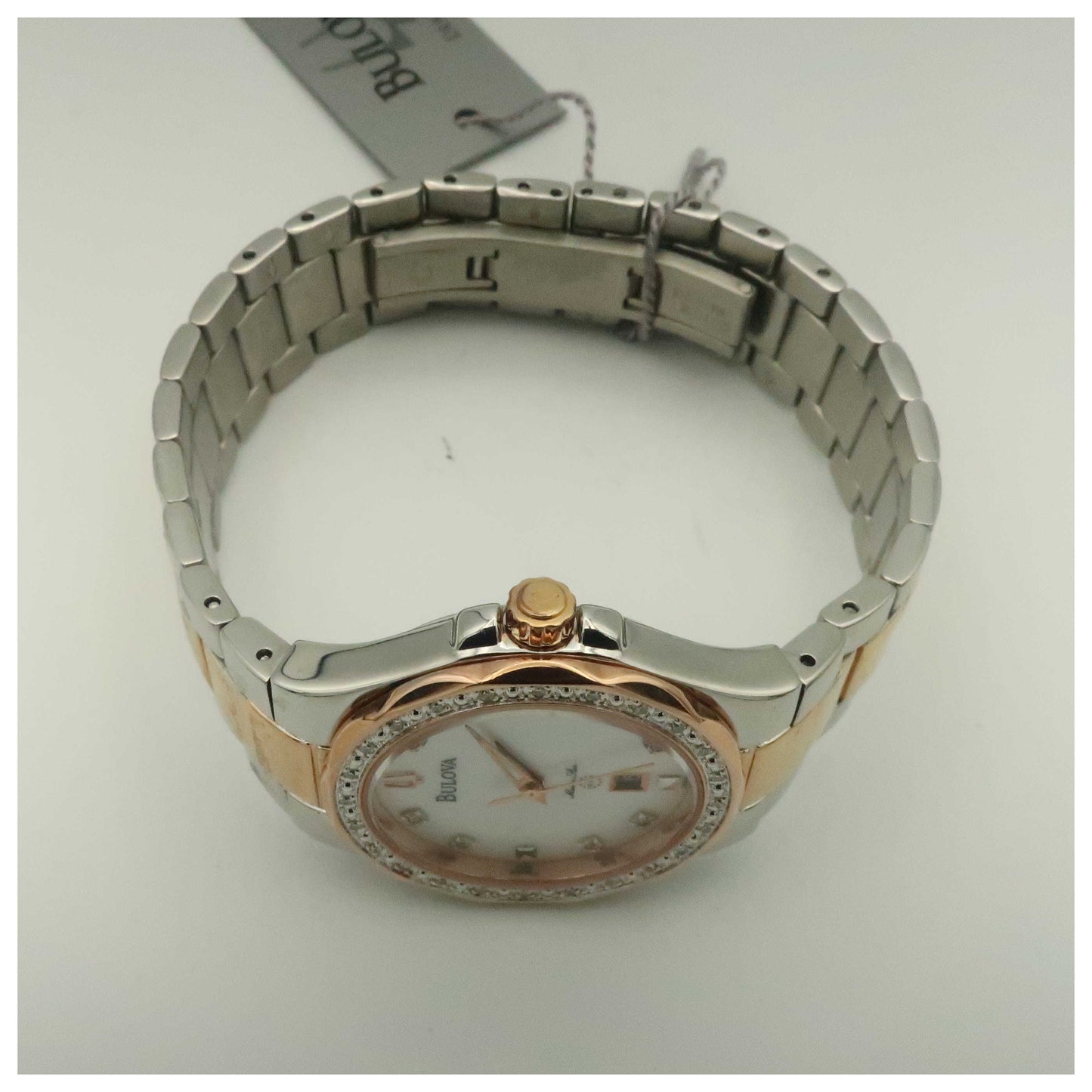 Bulova Diamonds Women's Quartz Watch 98W11-PO - Image #8