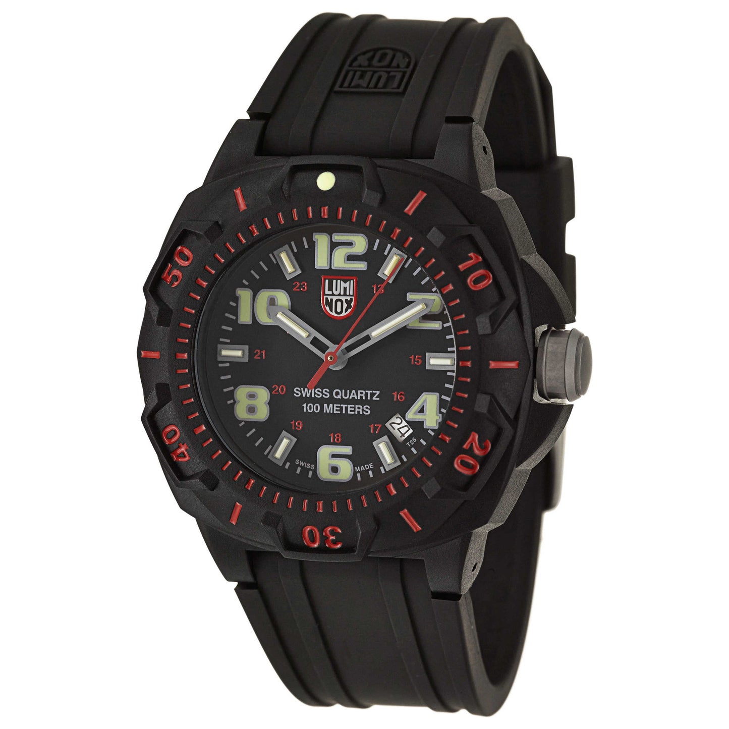 Front view of Luminox Sentry Men's Swiss Quartz (Battery-Powered) Watch A-0215-SL