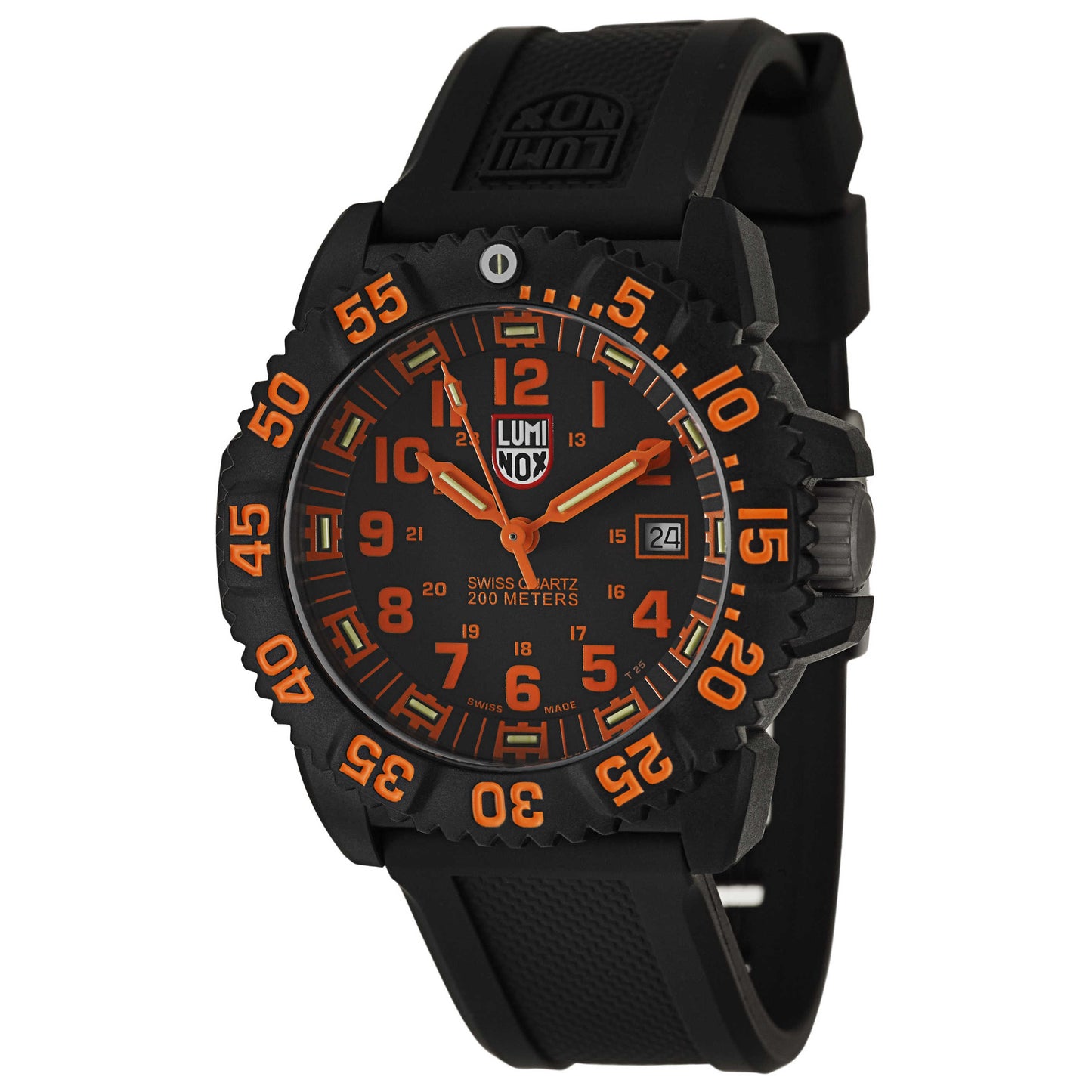 Front view of Luminox Navy SEAL Colormark Men's Swiss Quartz (Battery-Powered) Watch A-3059