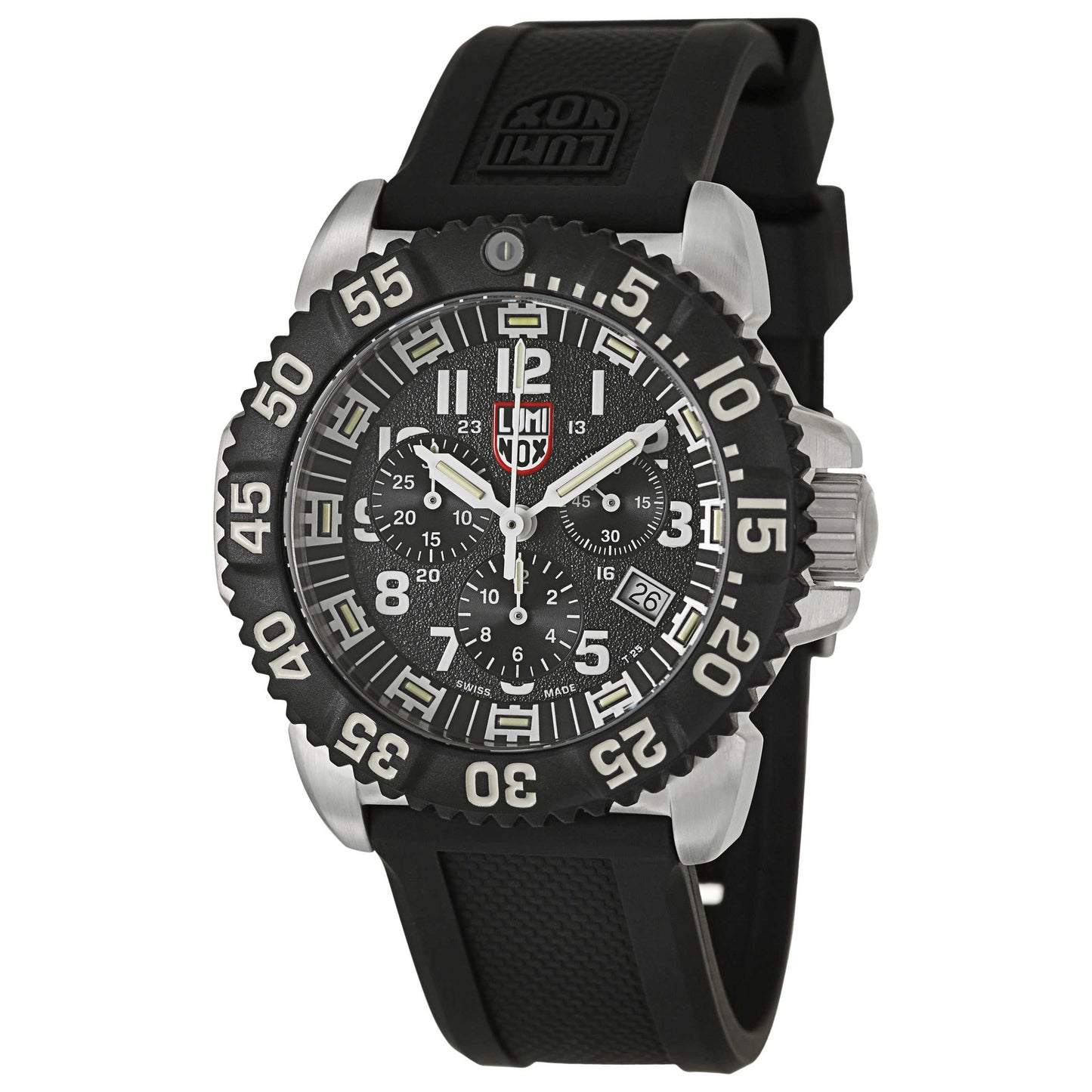 Front view of Luminox Navy SEAL Colormark Men's Swiss Quartz (Battery-Powered) Watch A-3181