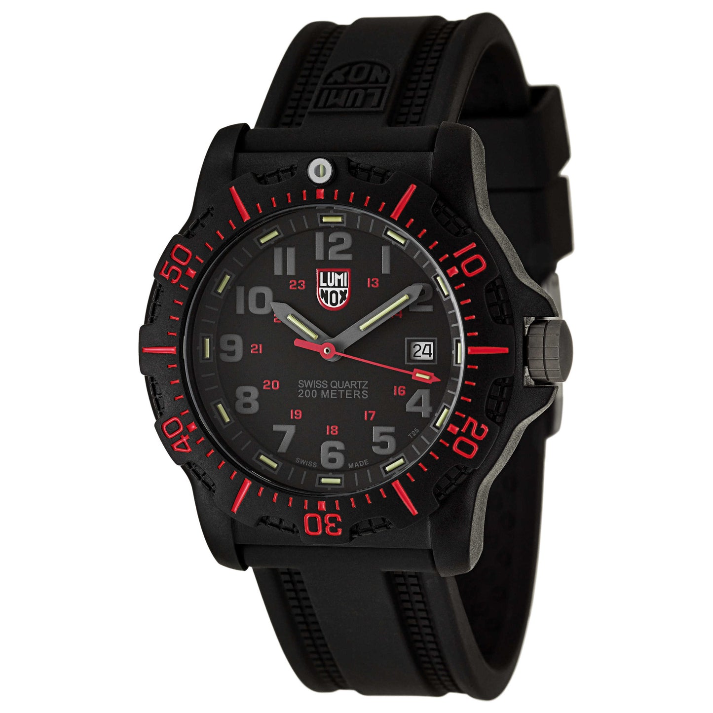 Front view of Luminox Black OPS Men's Swiss Quartz (Battery-Powered) Watch A-8815