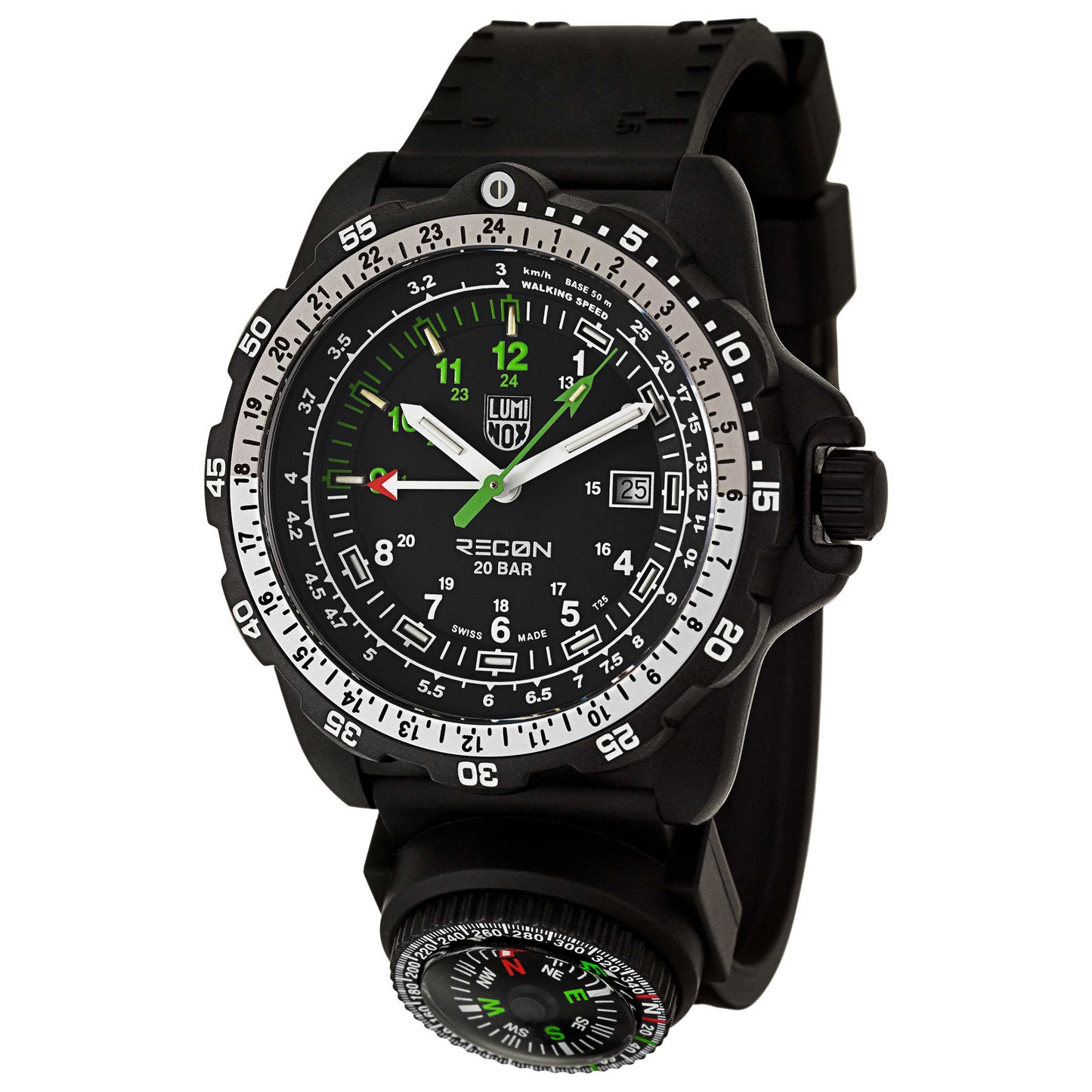 Front view of Luminox Recon Men's Swiss Quartz (Battery-Powered) Watch A-8831-KM