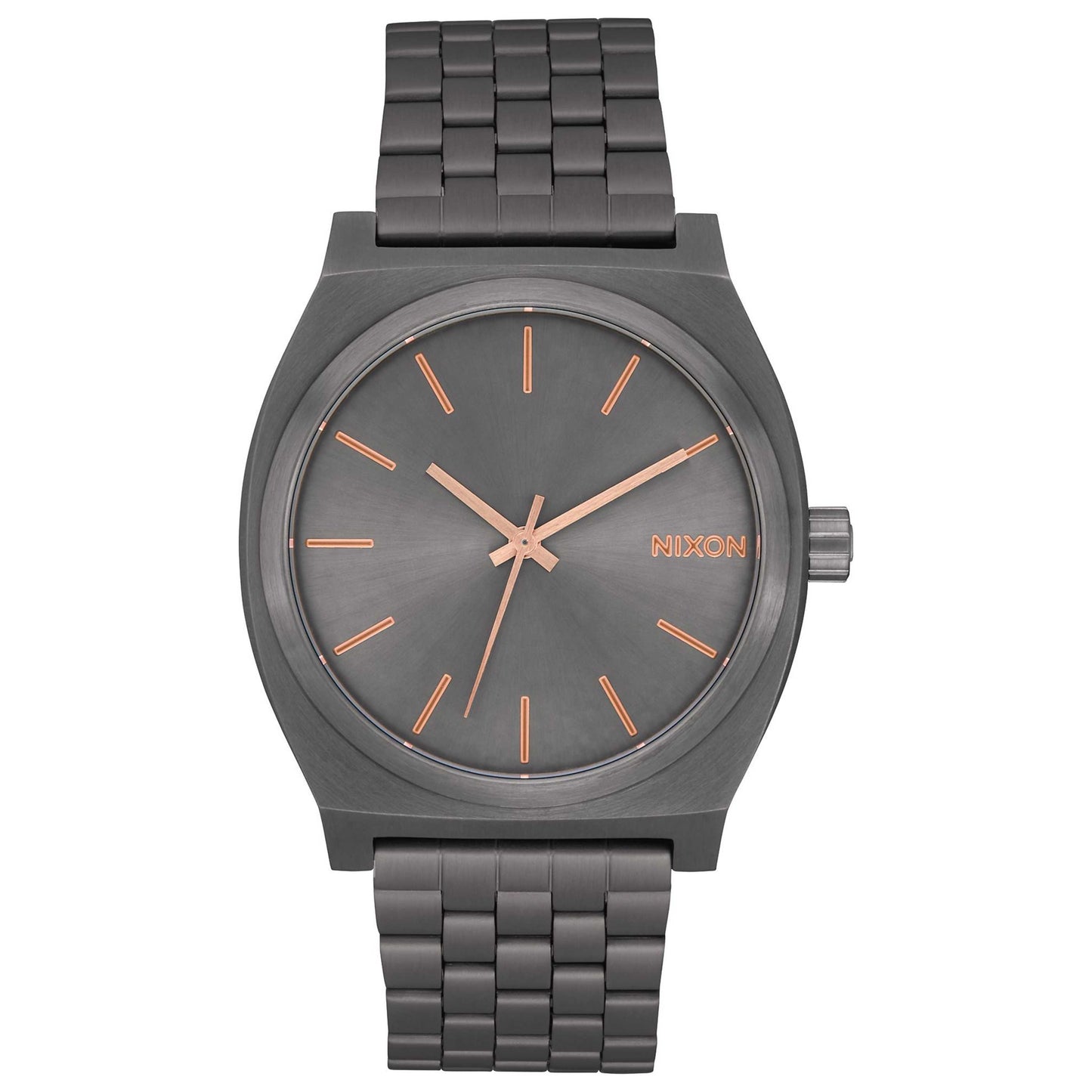 Front view of Nixon The Time Teller Women's Japanese Quartz (Battery-Powered) Watch A0452785-00
