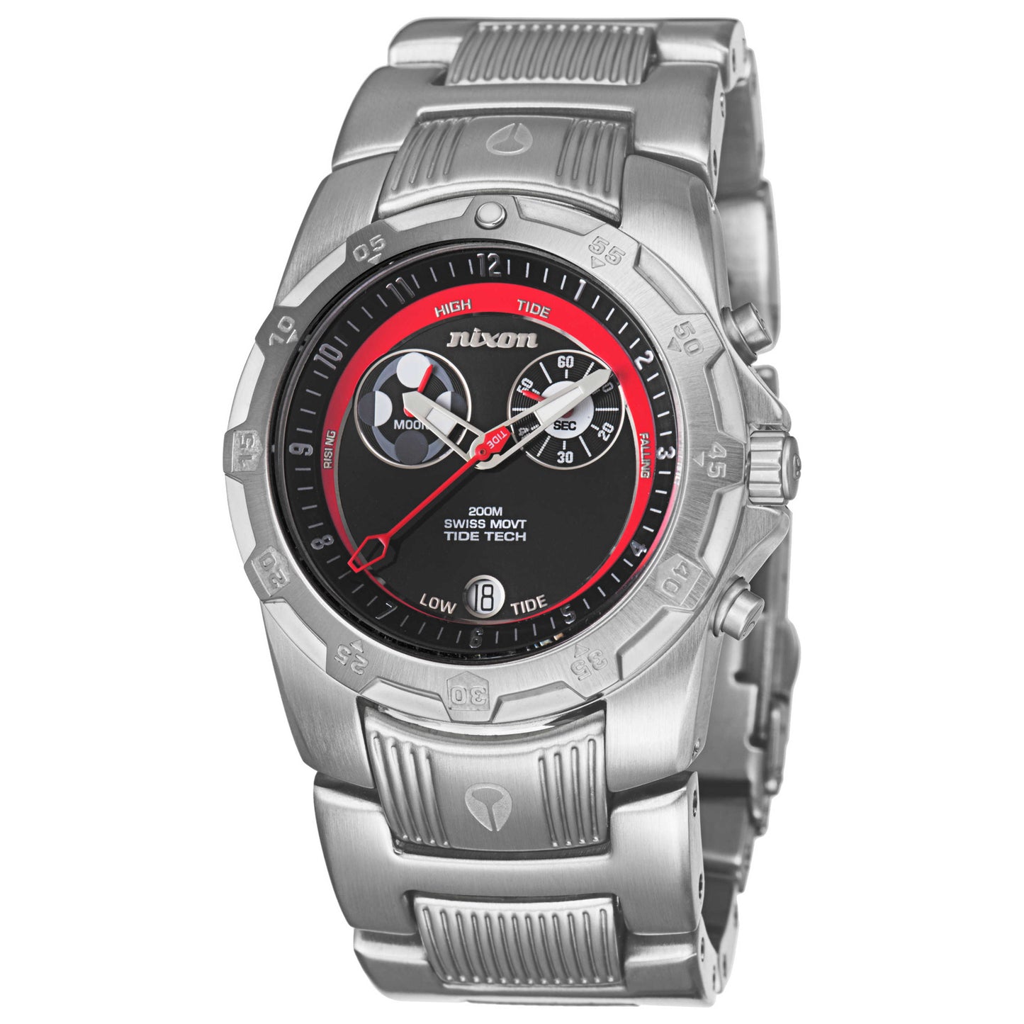 Front view of Nixon The Tide Rover Men's Swiss Quartz (Battery-Powered) Watch A053000-00