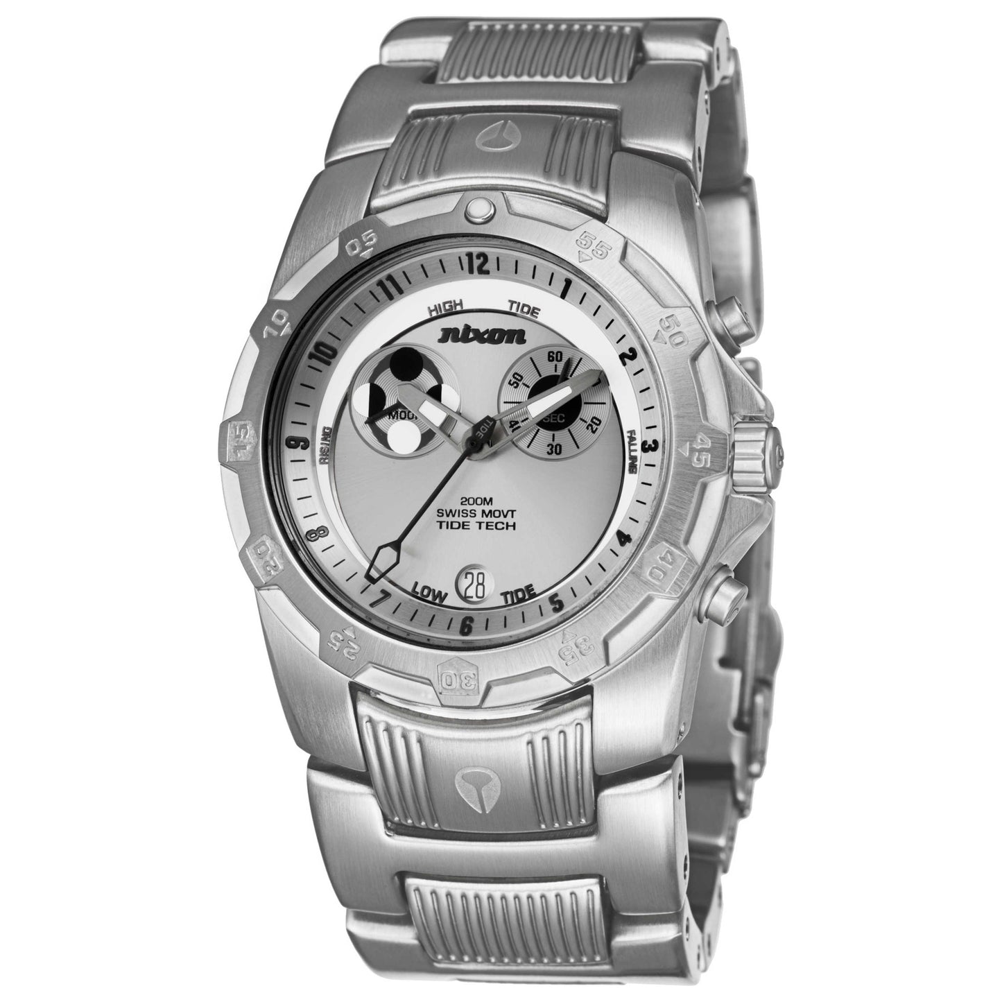 Front view of Nixon The Tide Rover Men's Swiss Quartz (Battery-Powered) Watch A053130-00