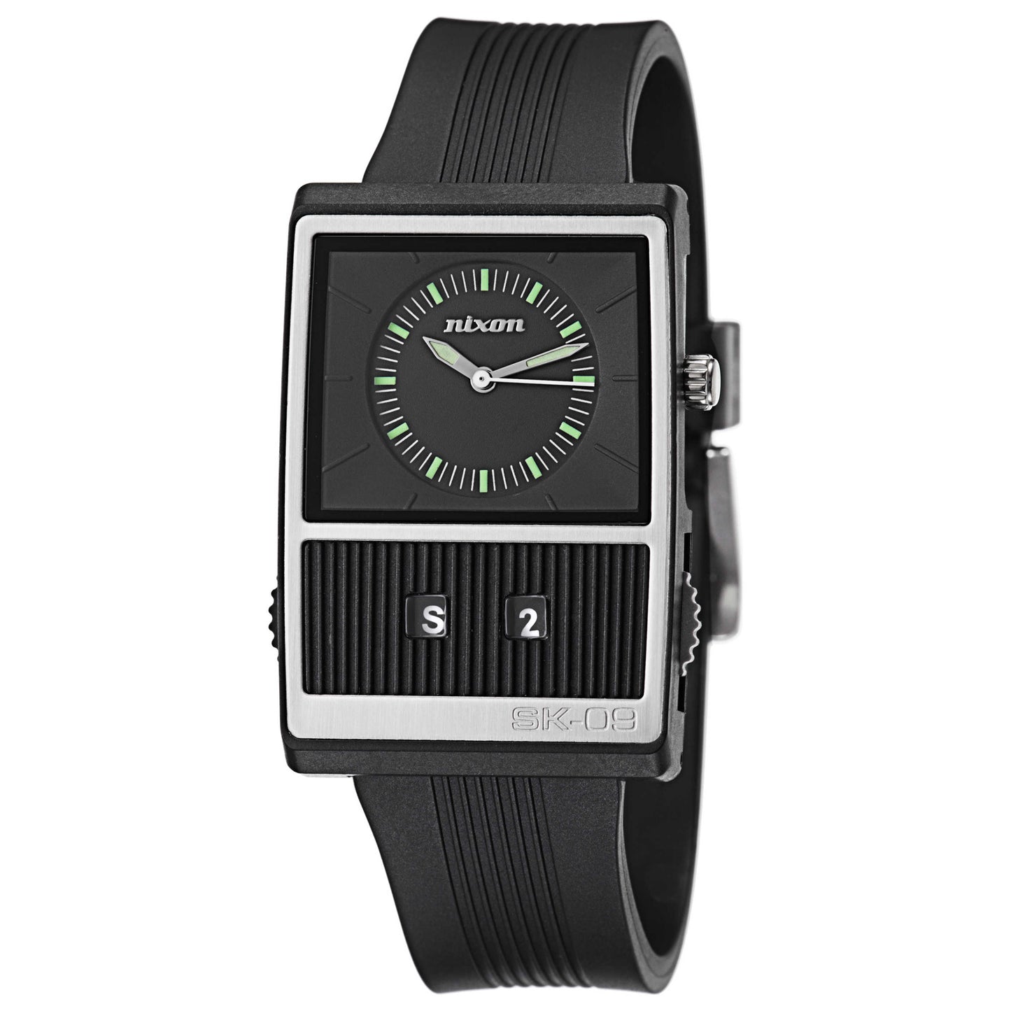 Front view of Nixon The Score Pu Men's Japanese Quartz (Battery-Powered) Watch A067000-00