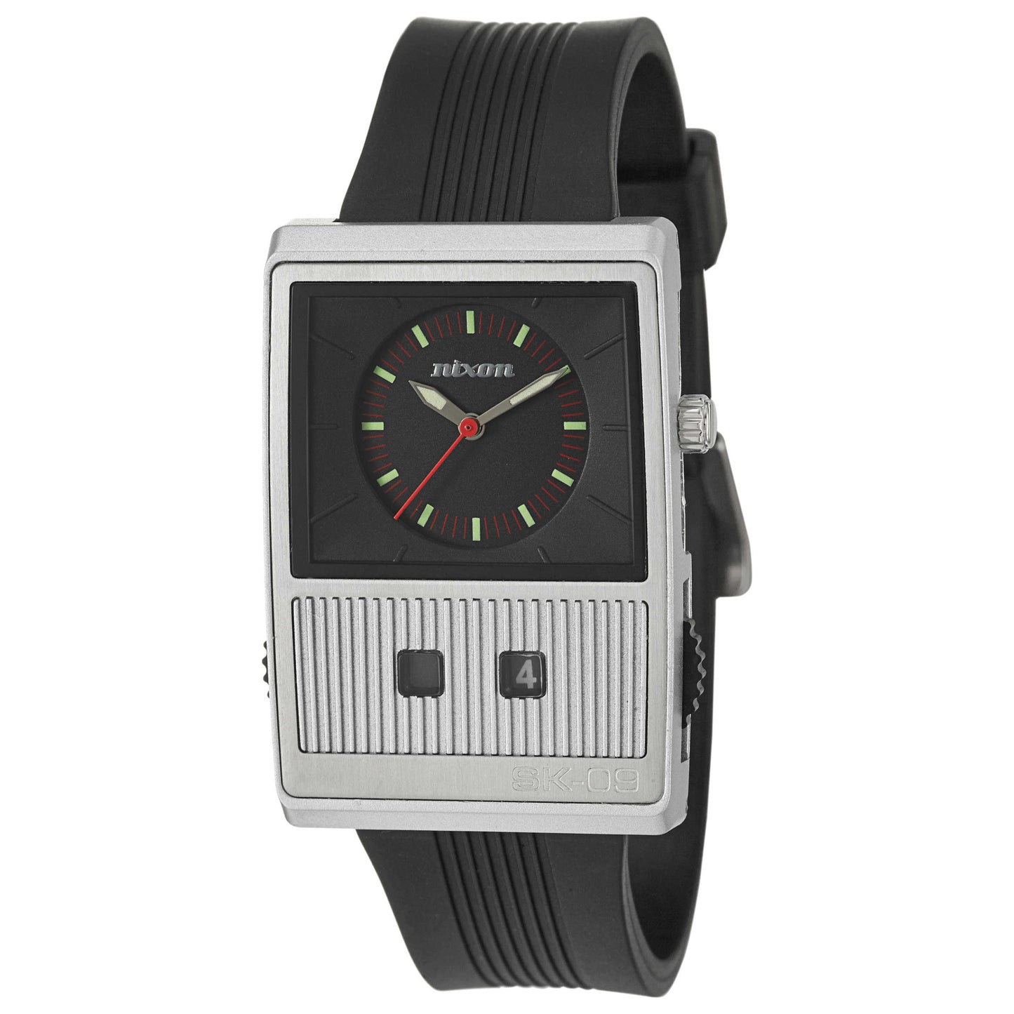 Front view of Nixon The Score Pu Men's Japanese Quartz (Battery-Powered) Watch A067130-00