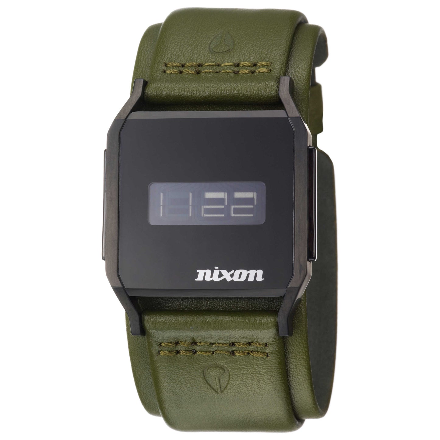 Front view of Nixon The Atom Men's Quartz Watch A071-032