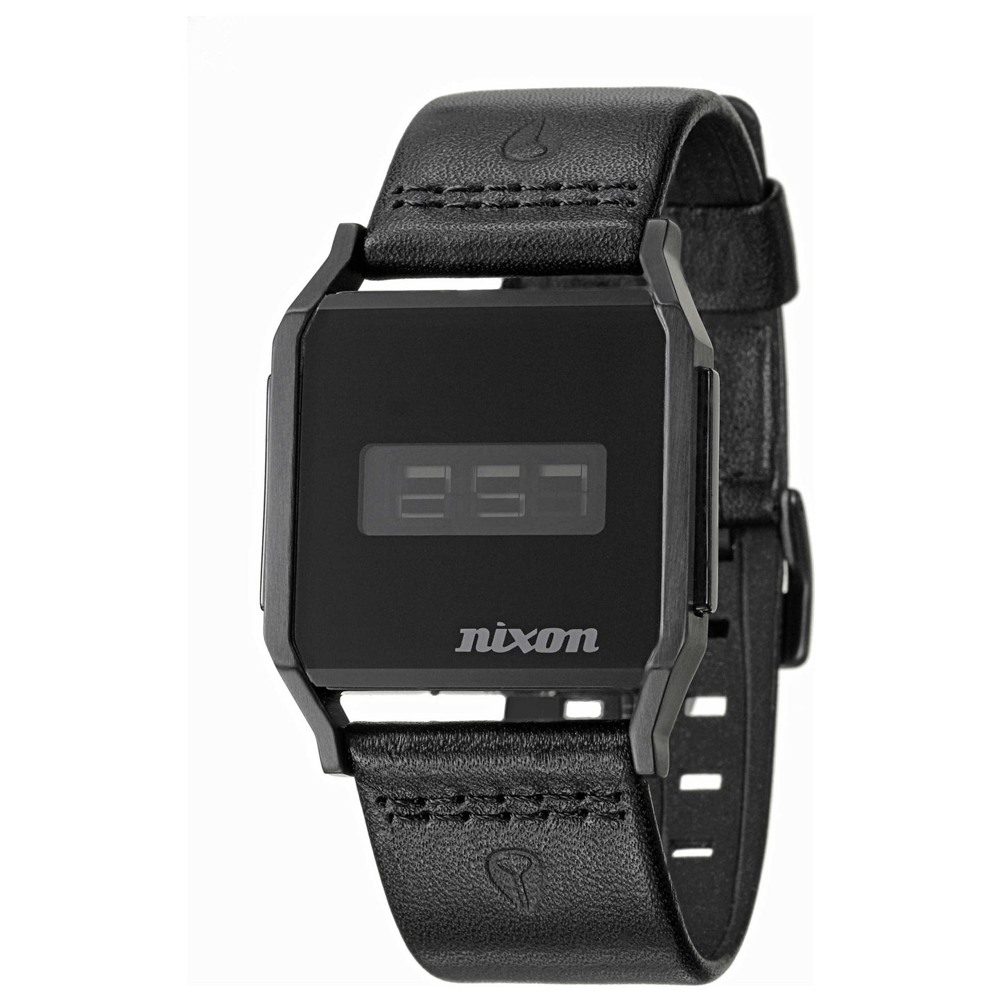 Front view of Nixon The Atom Men's Quartz Watch A073-001
