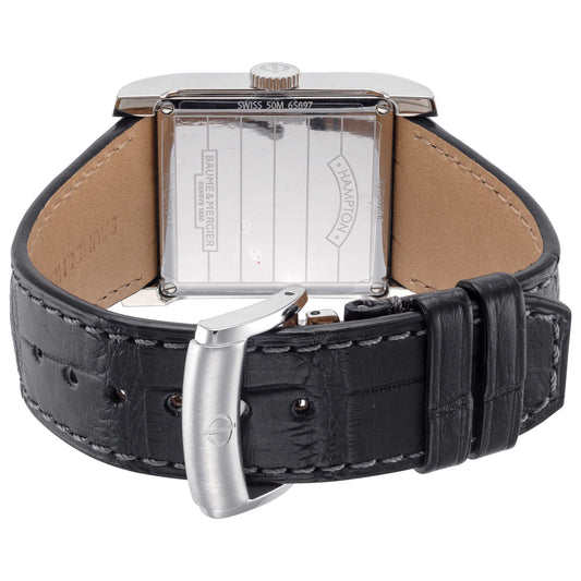 Back view of Baume and Mercier Hampton Men's Automatic Watch A10027