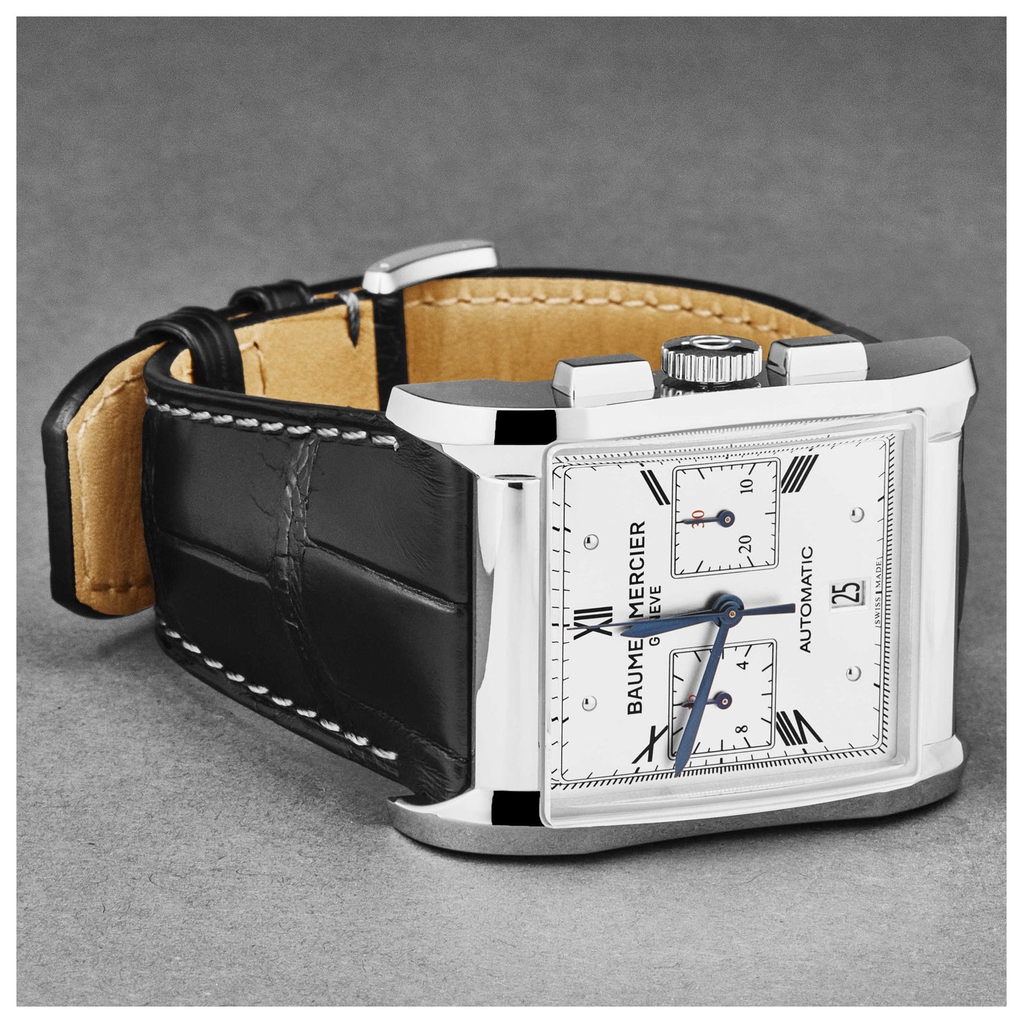 Right view of Baume and Mercier Hampton Men's Automatic Watch A10032