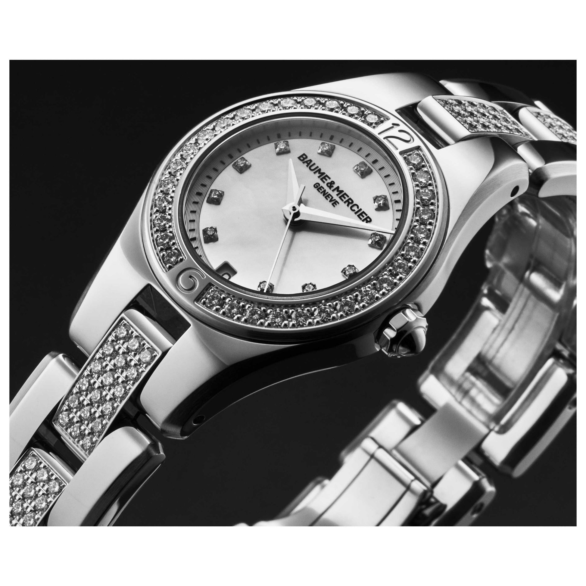 Right view of Baume and Mercier Linea Women's Quartz Watch A10092