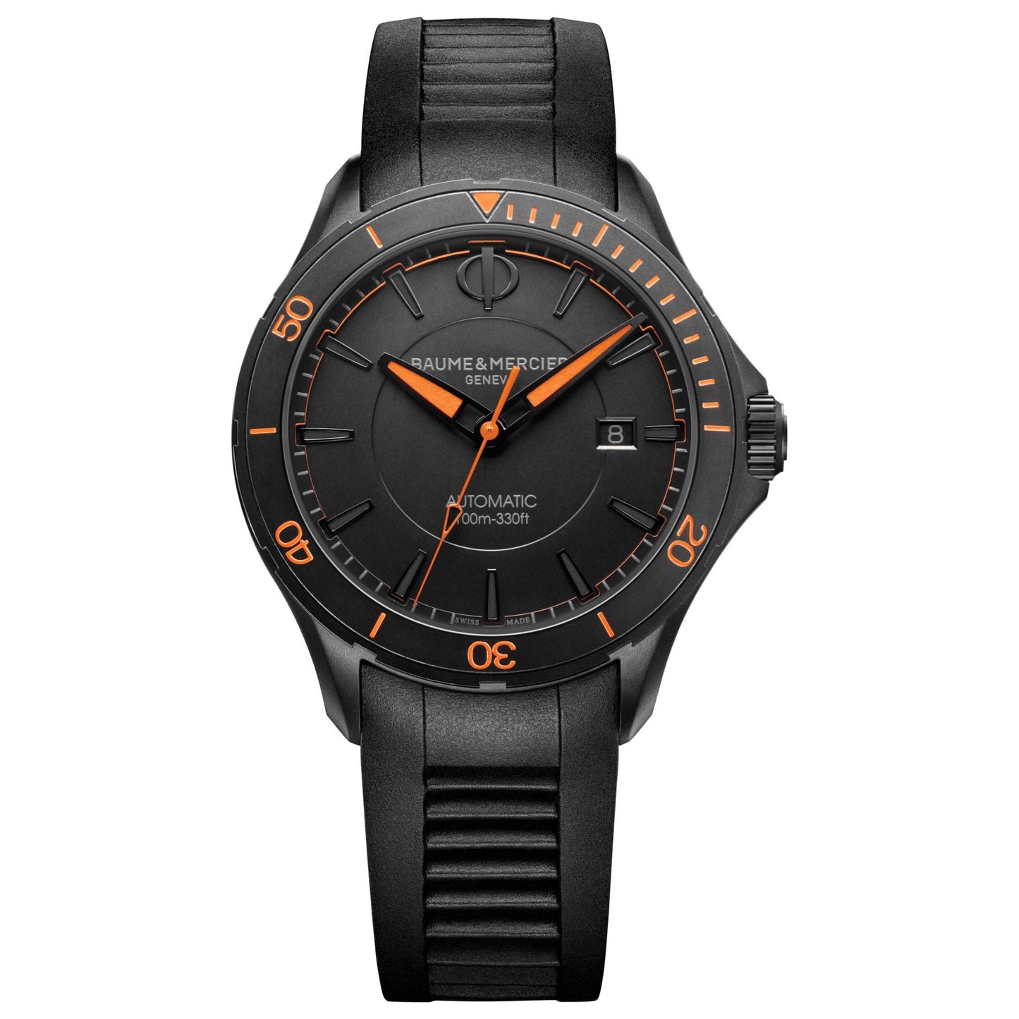 Front view of Baume and Mercier Clifton Men's Automatic Watch A10341