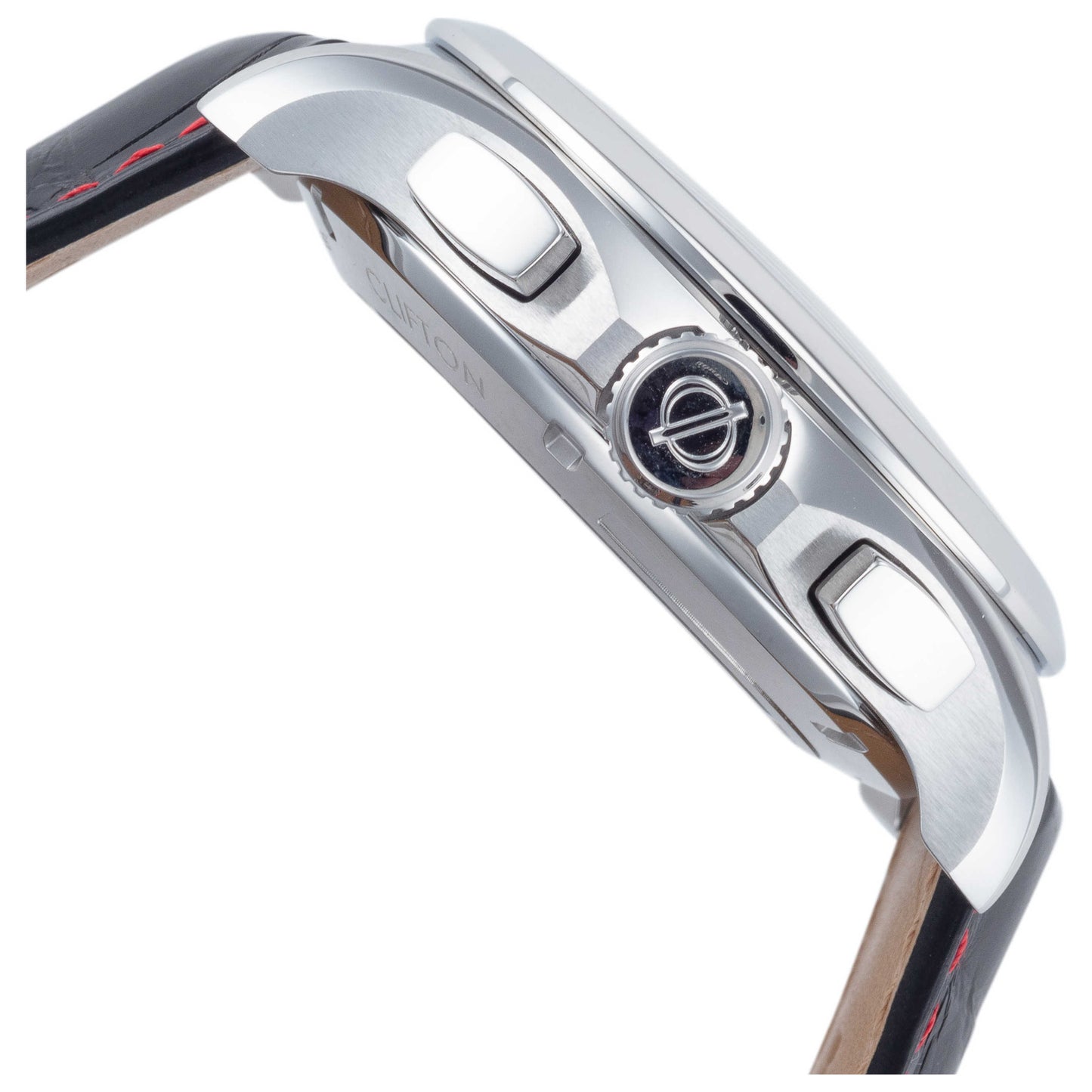 Left view of Baume and Mercier Clifton Men's Automatic Watch A10369