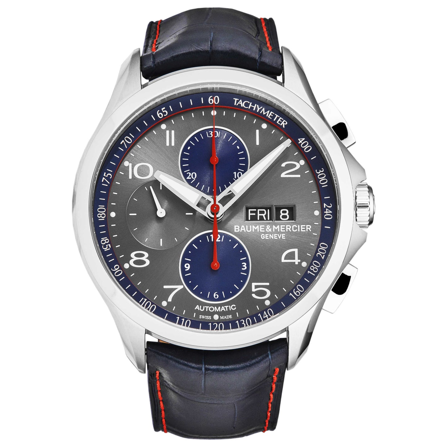Front view of Baume and Mercier Clifton Men's Automatic Watch A10370