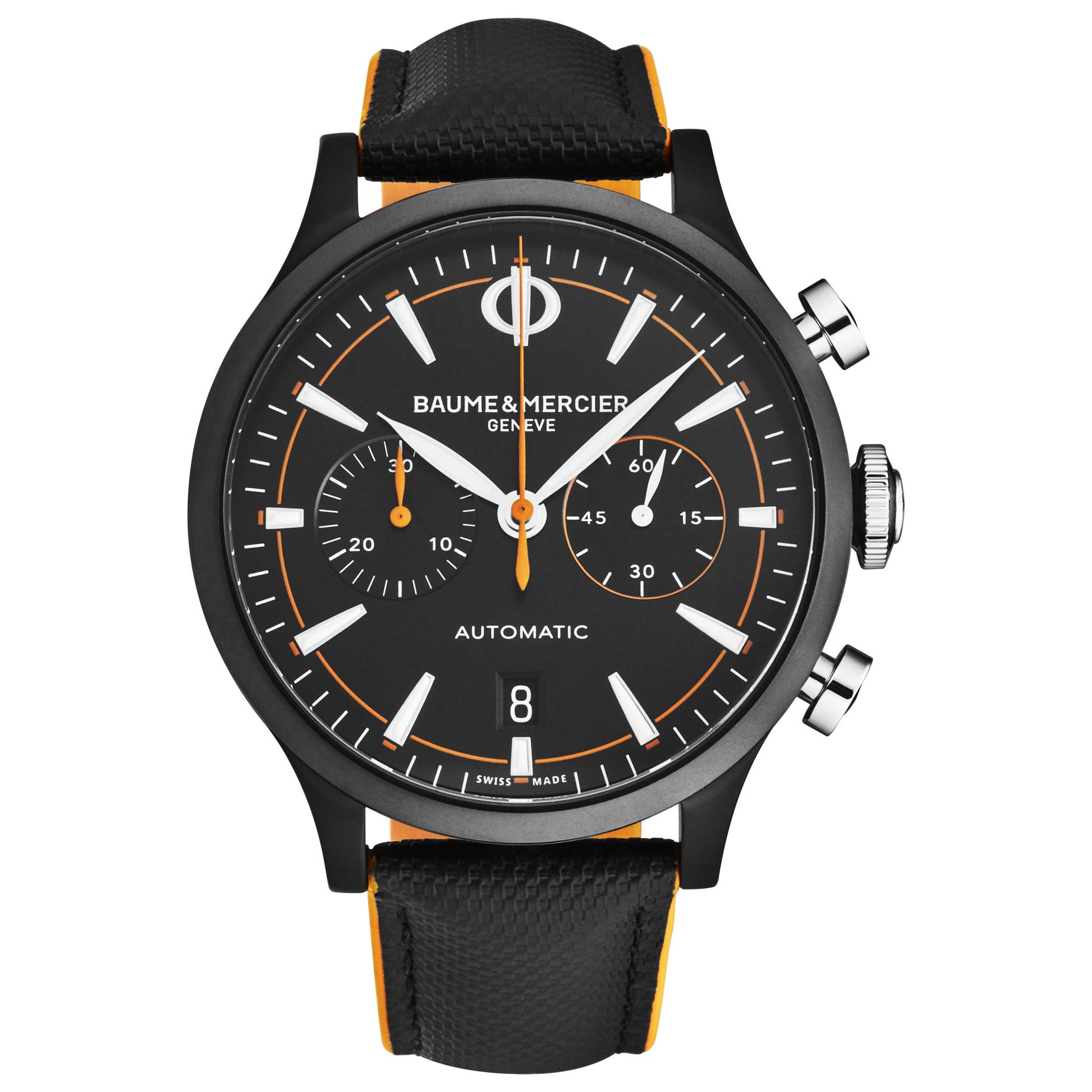 Front view of Baume and Mercier Capeland Men's Automatic Watch A10452