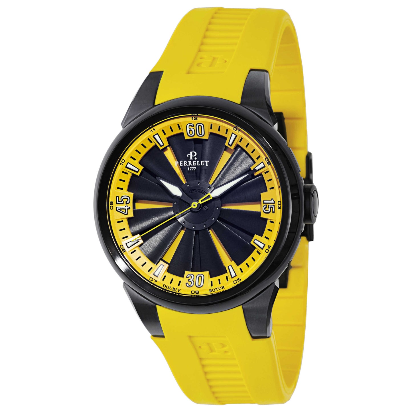 Front view of Perrelet Turbine Men's Automatic Watch A1047-7