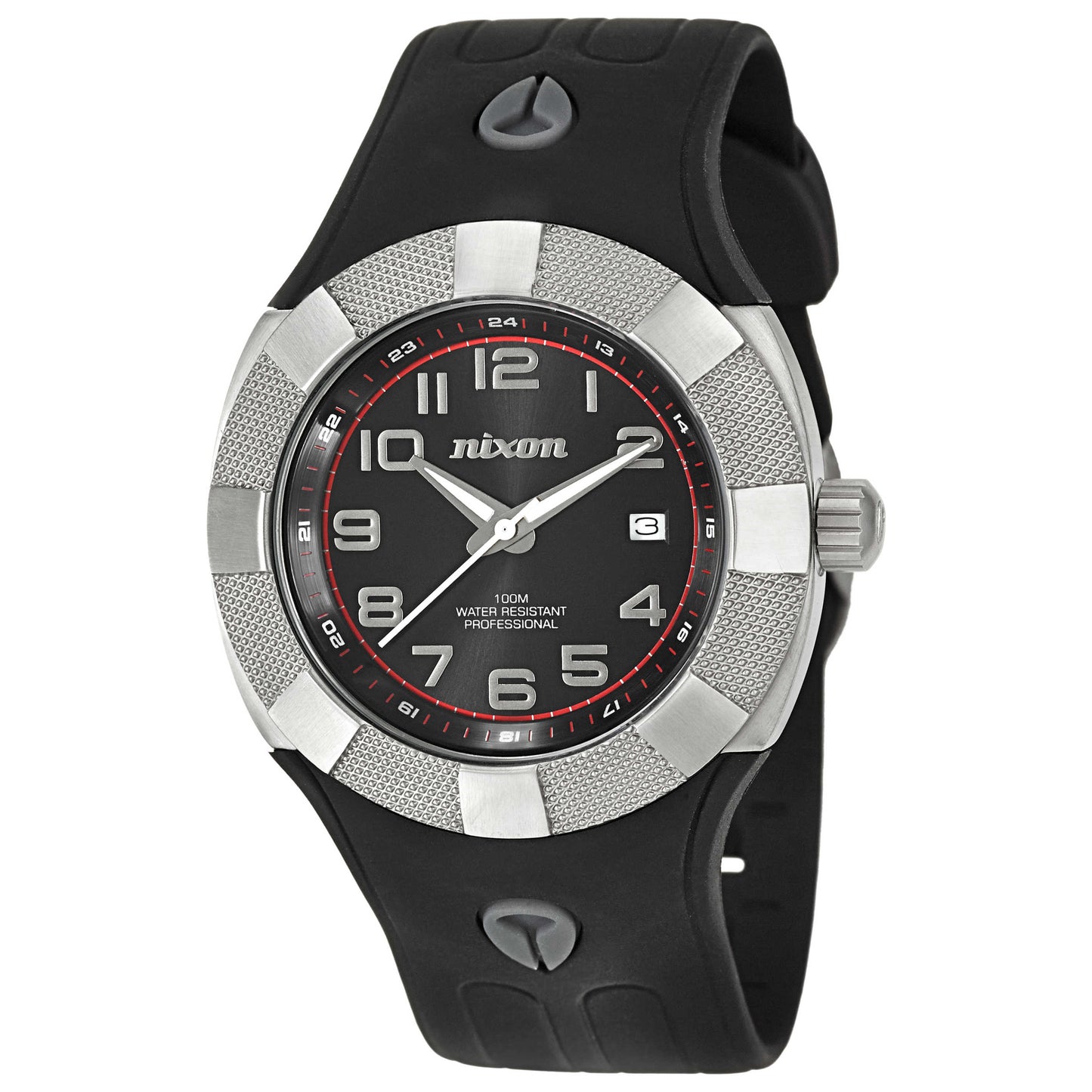 Front view of Nixon The 500 Men's Japanese Quartz (Battery-Powered) Watch A110