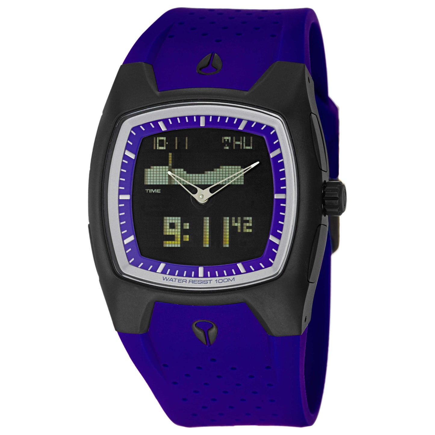 Front view of Nixon The Superhero Men's Quartz Watch A115955-00
