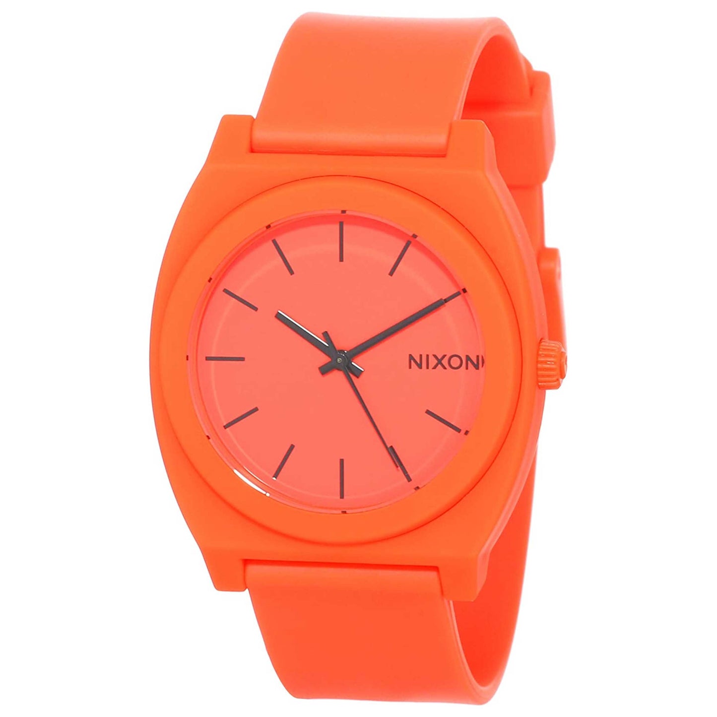 Front view of Nixon The Time Teller Men's Japanese Quartz (Battery-Powered) Watch A1191156-00