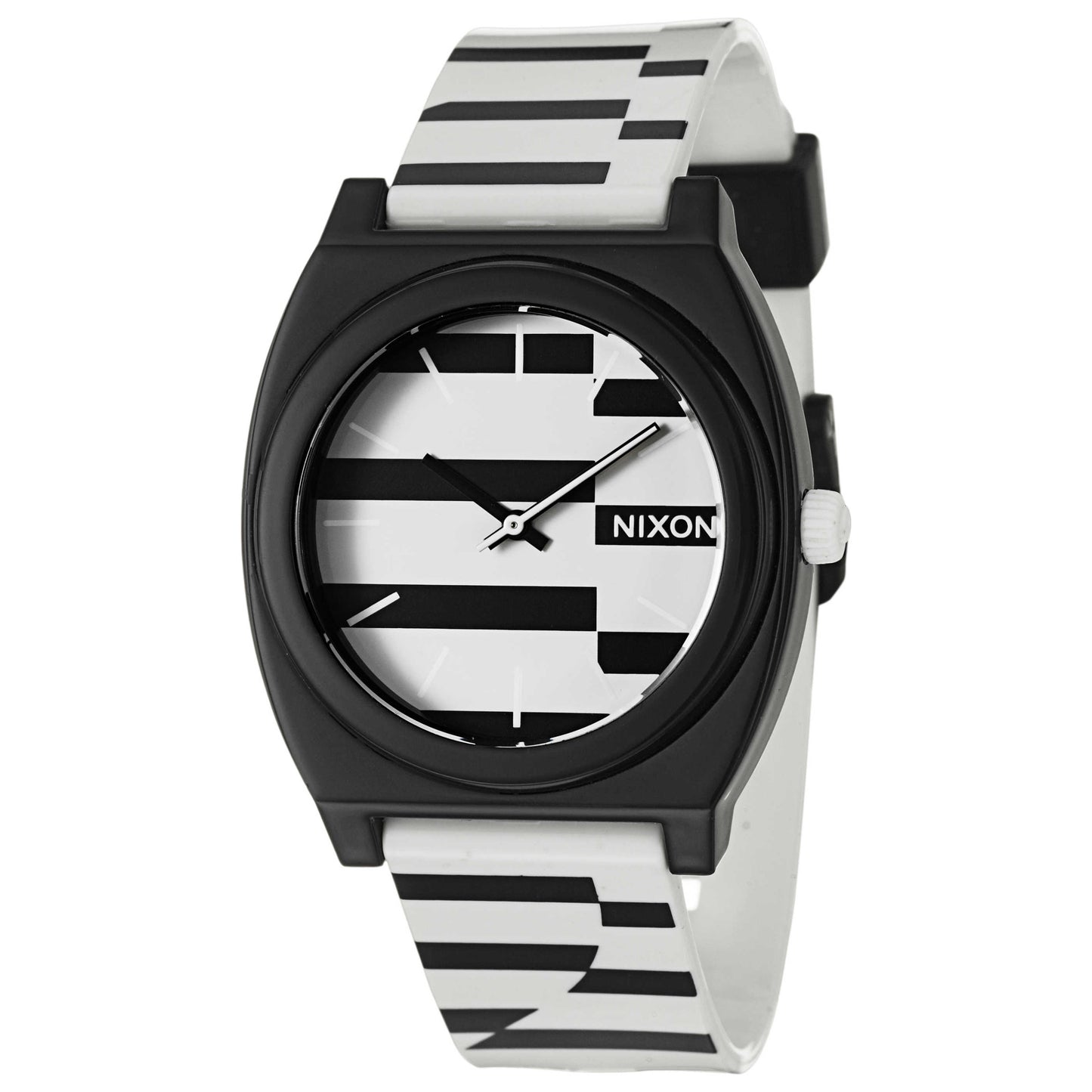Front view of Nixon The Time Teller Men's Japanese Quartz (Battery-Powered) Watch A119615-00