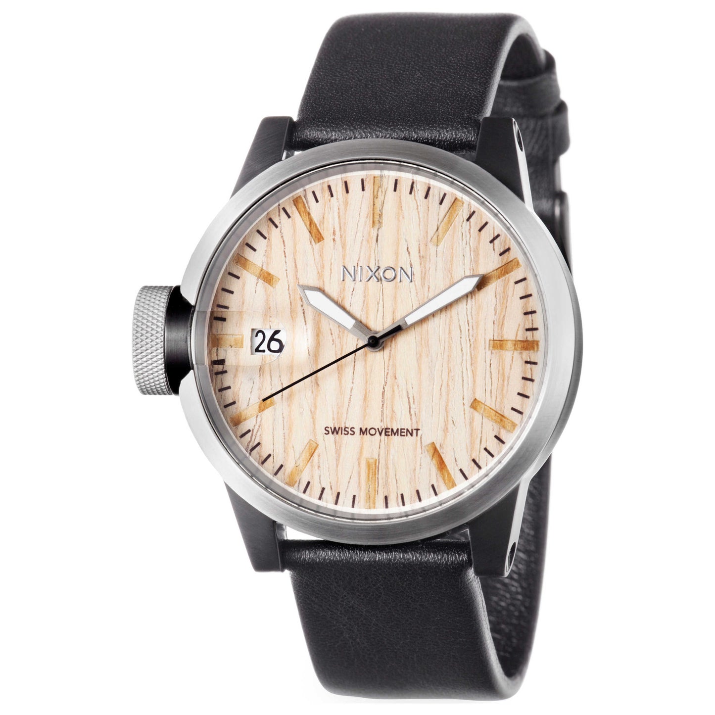 Front view of Nixon The Chronicle Men's Swiss Quartz (Battery-Powered) Watch A127630-00
