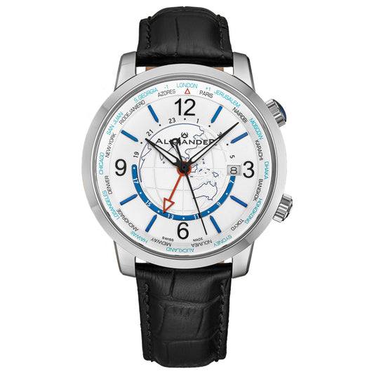 Front view of Alexander Heroic Men's Quartz Watch A171A-01