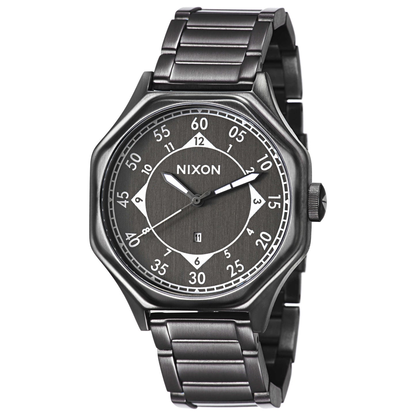 Front view of Nixon The Falcon Men's Japanese Quartz (Battery-Powered) Watch A195632-00