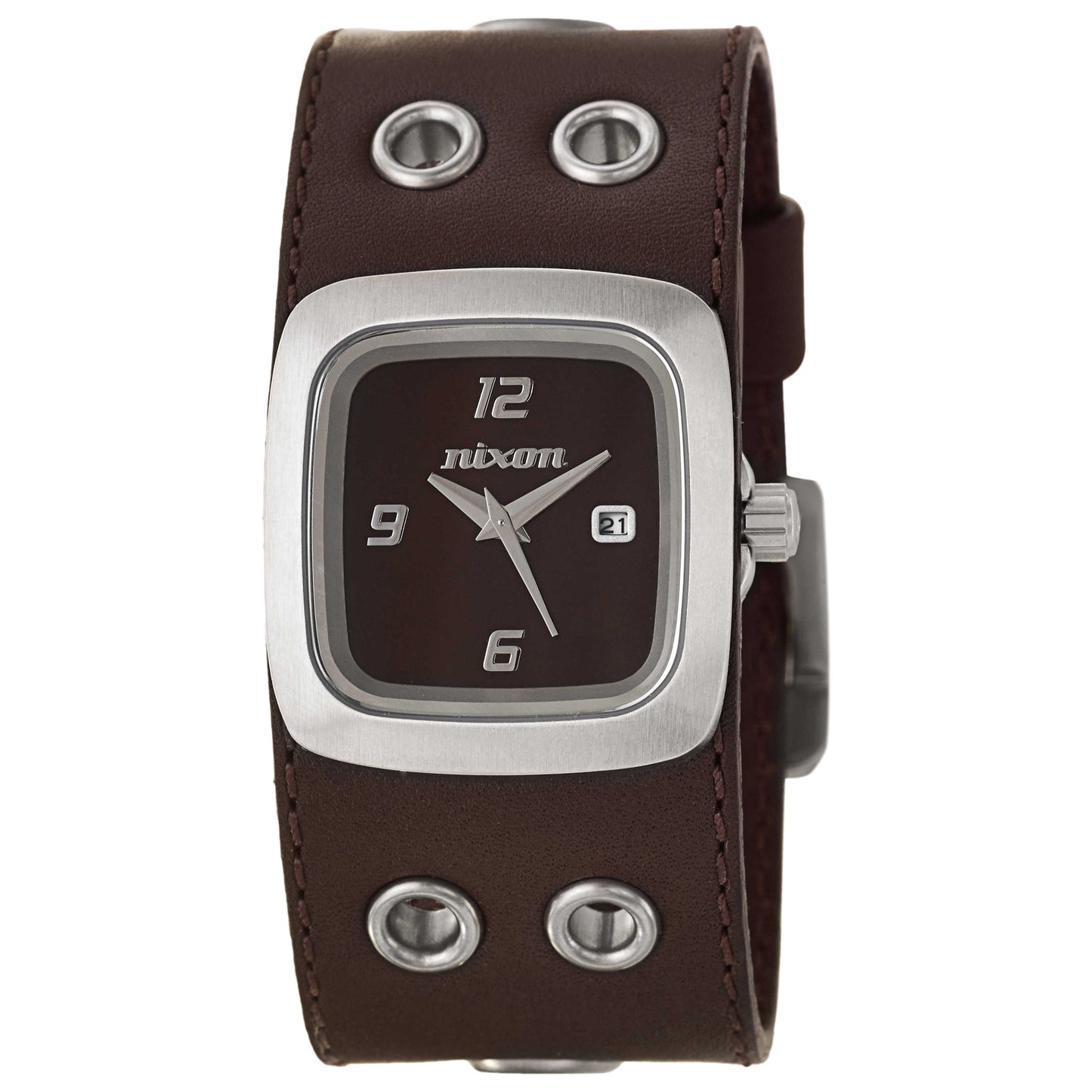 Front view of Nixon The Mini GTO Women's Japanese Quartz (Battery-Powered) Watch A220407-00