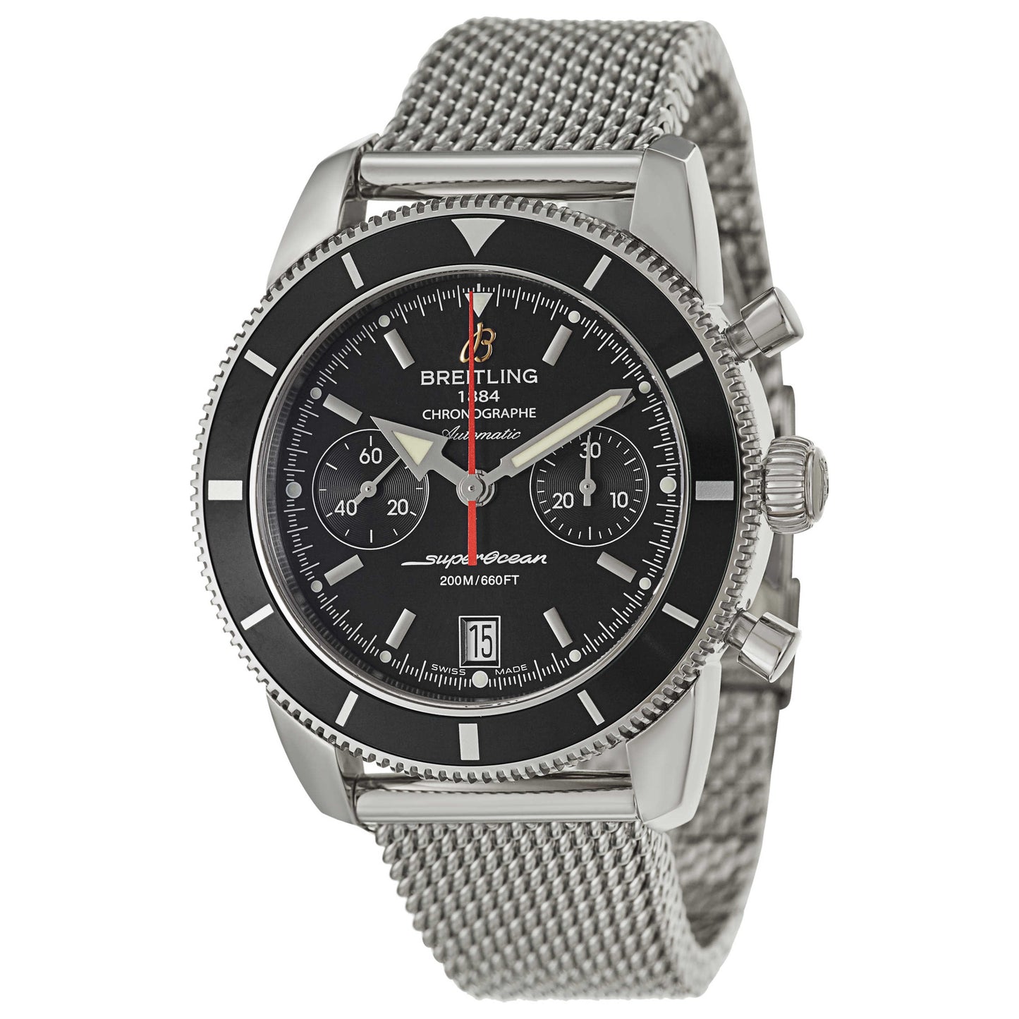 Front view of Breitling Superocean Men's Automatic Watch A2337024-BB81-154A