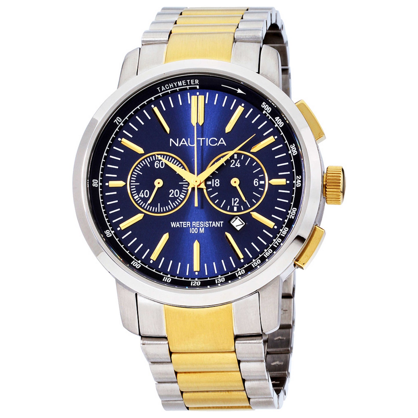 Front view of Nautica Casual Men's Quartz Watch A23602G