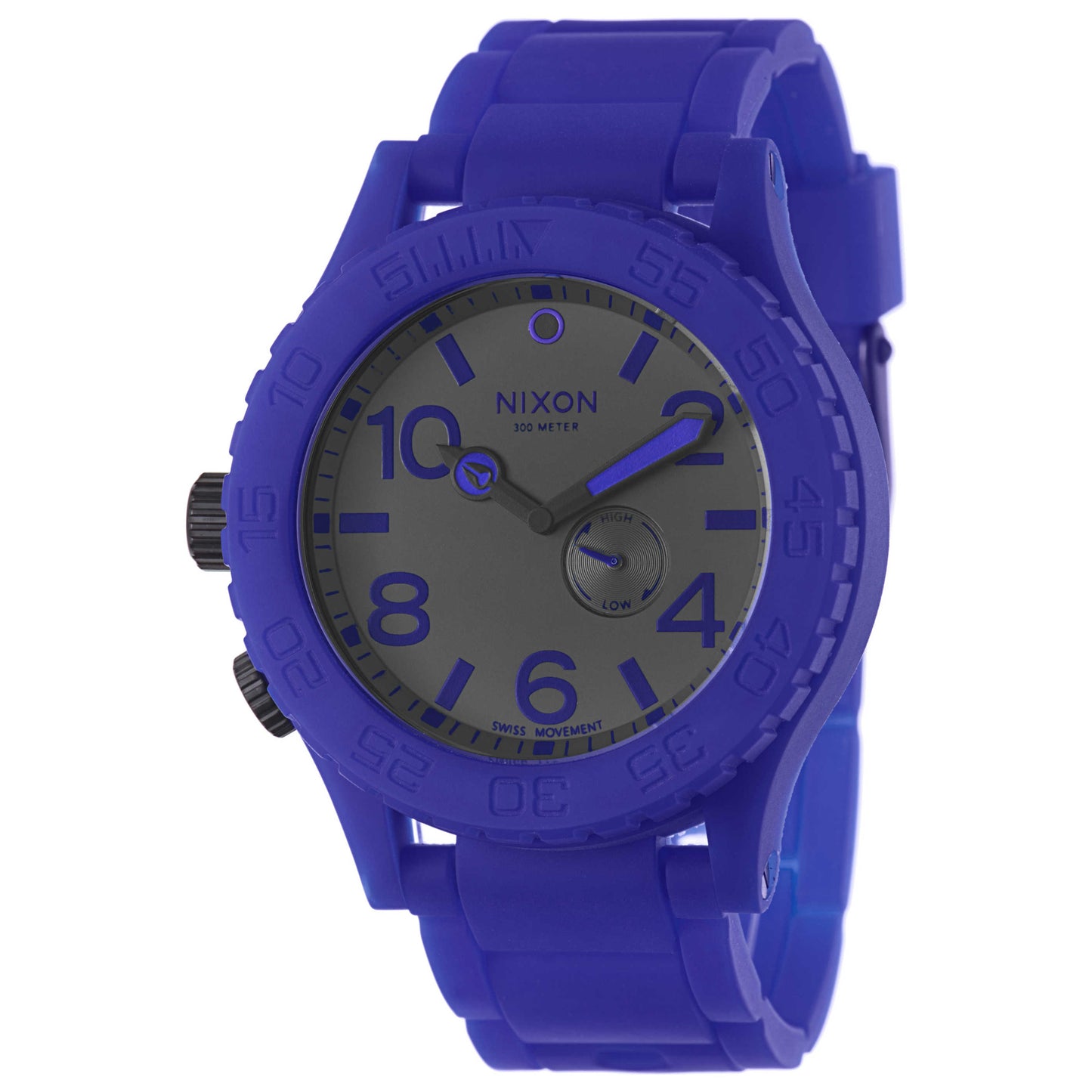 Front view of Nixon The Rubber 51-30 Men's Swiss Quartz (Battery-Powered) Watch A236306-00