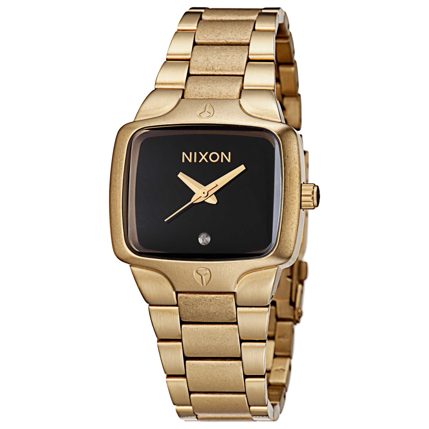Front view of Nixon The Small Player Women's Japanese Quartz (Battery-Powered) Watch A3001043-00