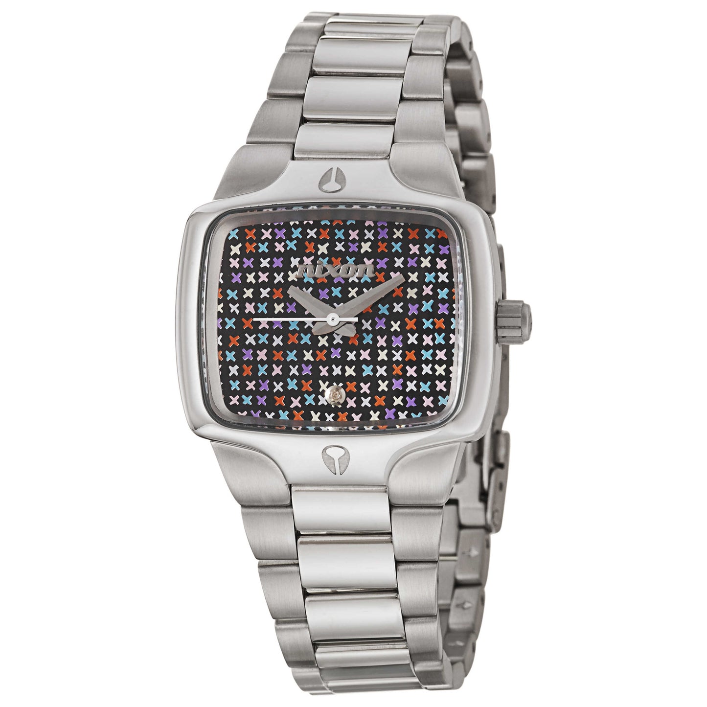 Front view of Nixon The Small Player Women's Japanese Quartz (Battery-Powered) Watch A300832-00