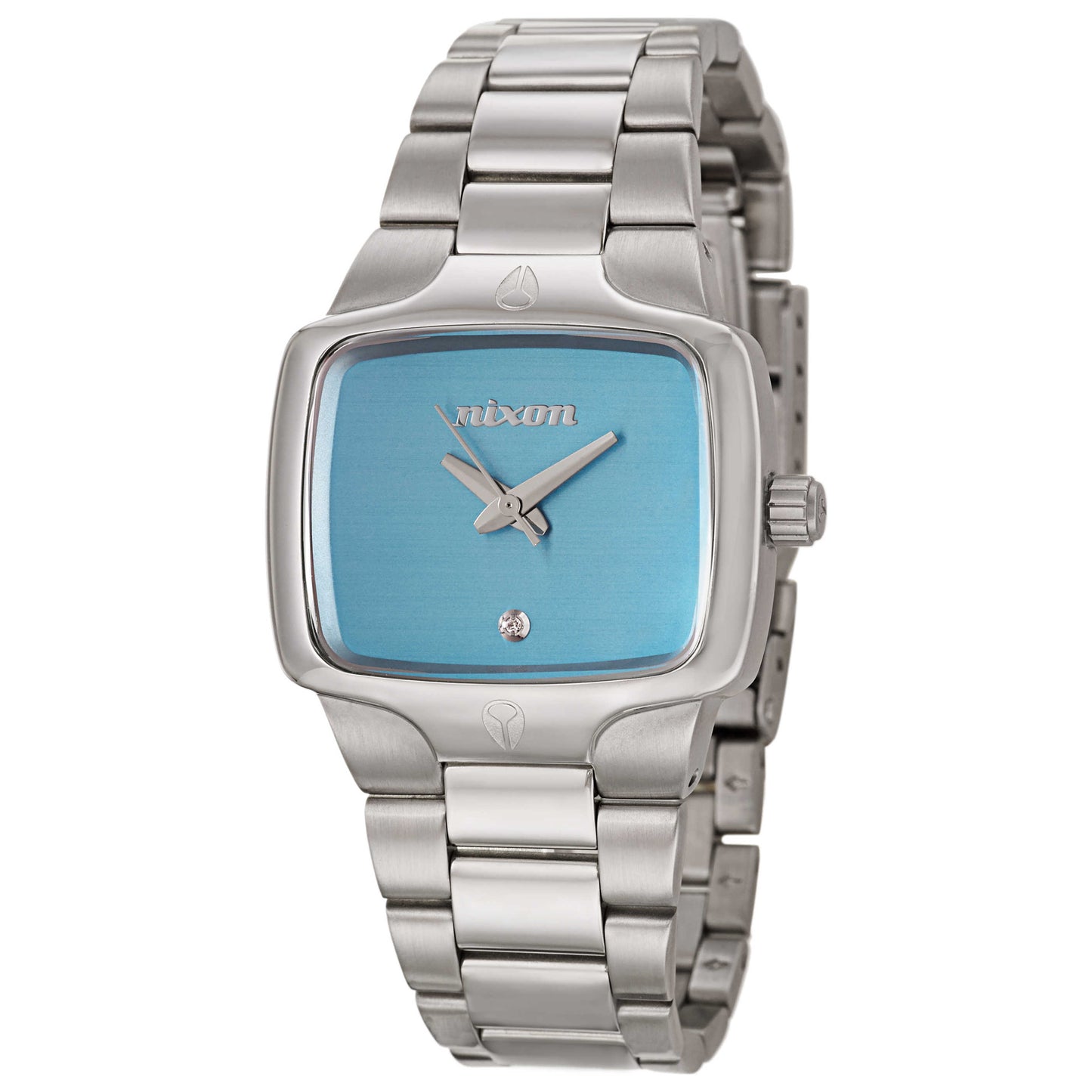 Front view of Nixon The Small Player Women's Japanese Quartz (Battery-Powered) Watch A303