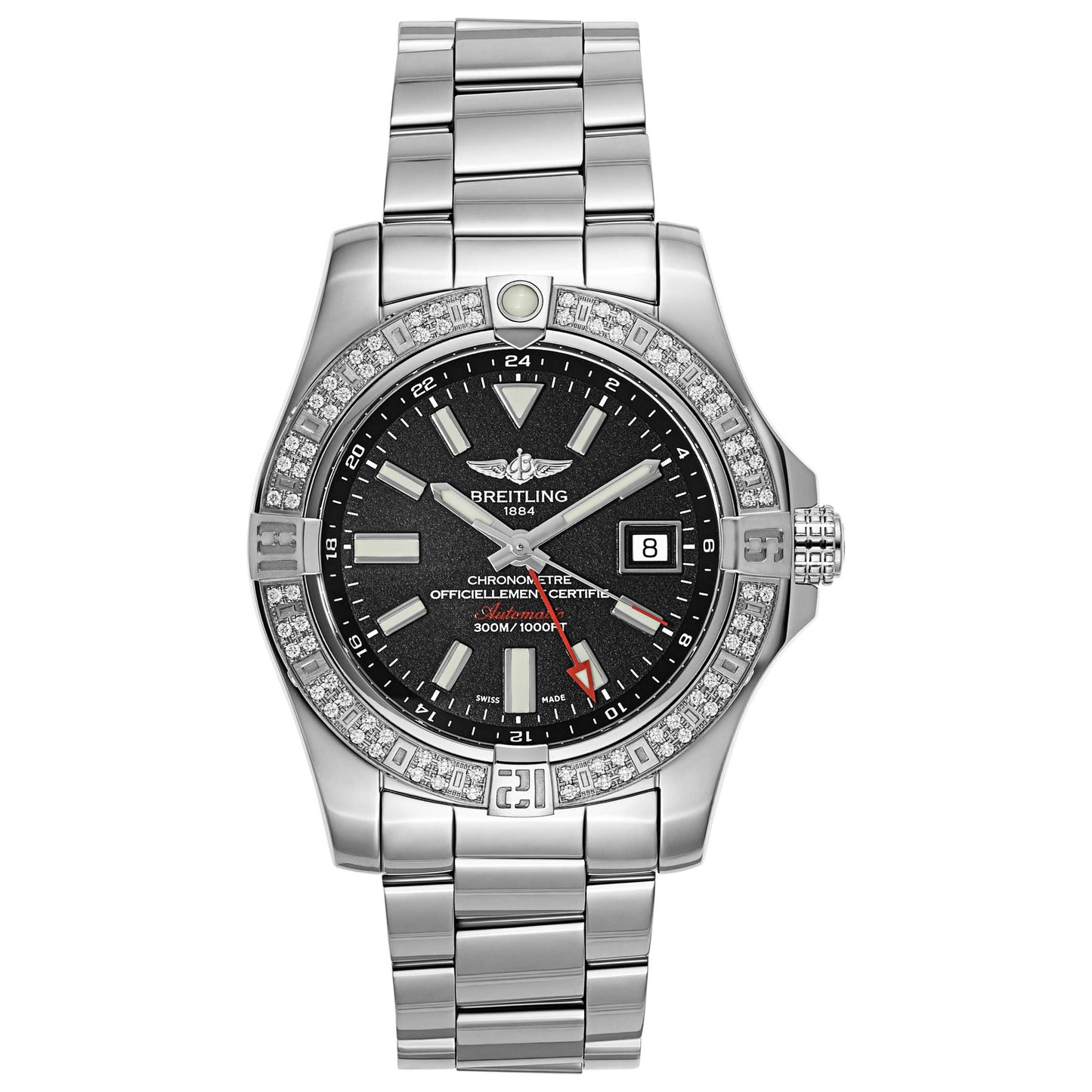 Front view of Breitling Avenger Men's Automatic Watch A3239053-BC35-170A