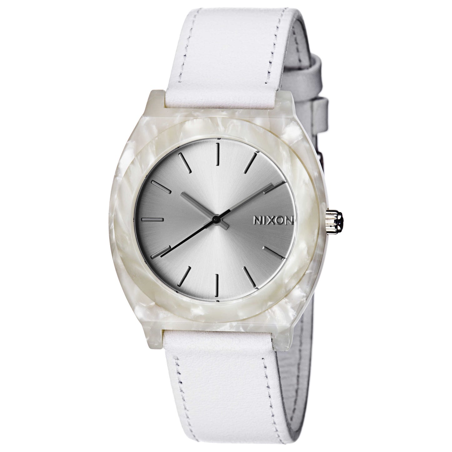 Front view of Nixon The Time Teller Women's Japanese Quartz (Battery-Powered) Watch A3281029-00