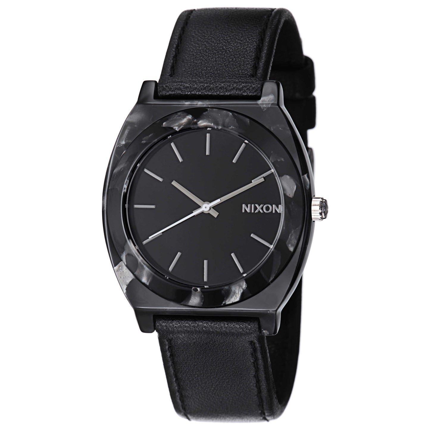 Front view of Nixon The Time Teller Men's Japanese Quartz (Battery-Powered) Watch A3281039-00