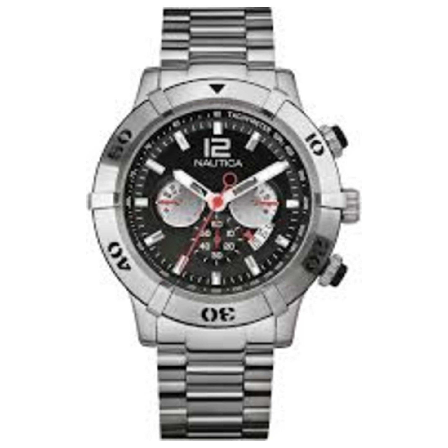 Front view of Nautica Men's Quartz Watch A36508G