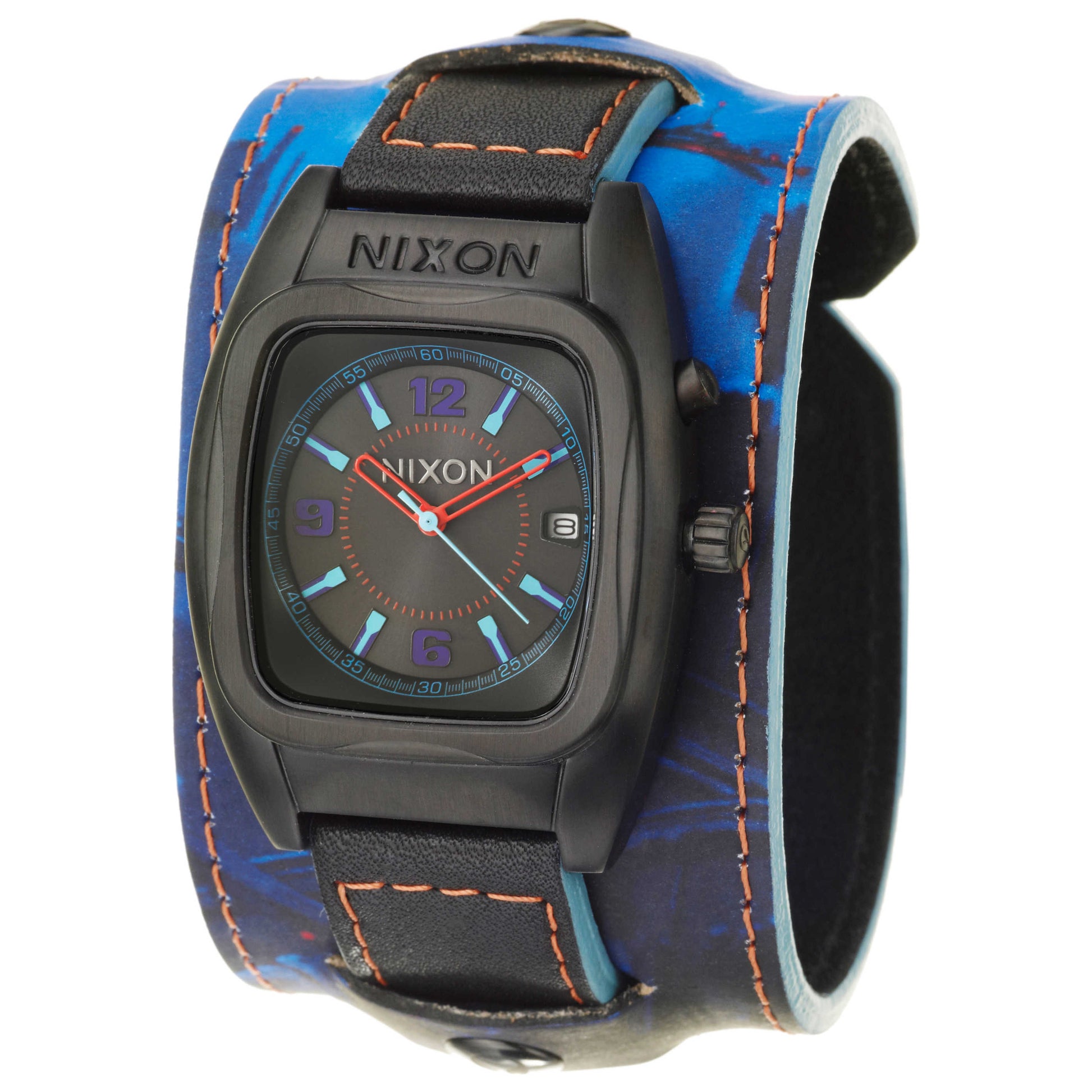 Front view of Nixon The Rocker Men's Quartz Watch A370-519