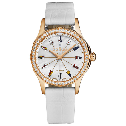 Front view of Corum Admiral Cup Women's Automatic Watch A400/02904